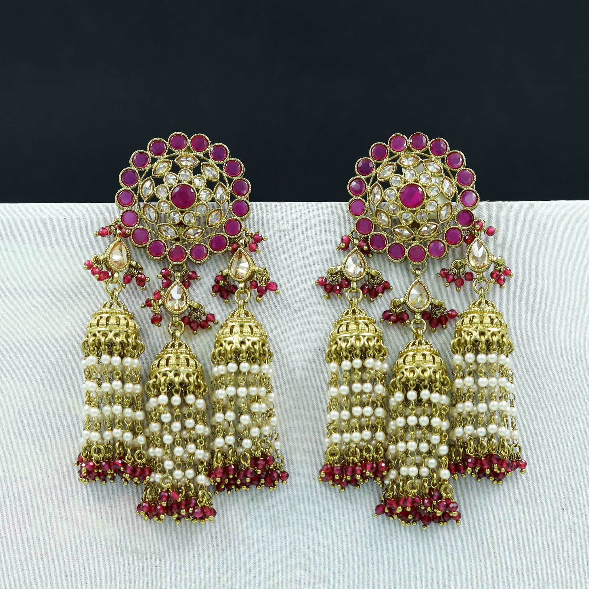 Ruby Antique Earrings 12184-8492