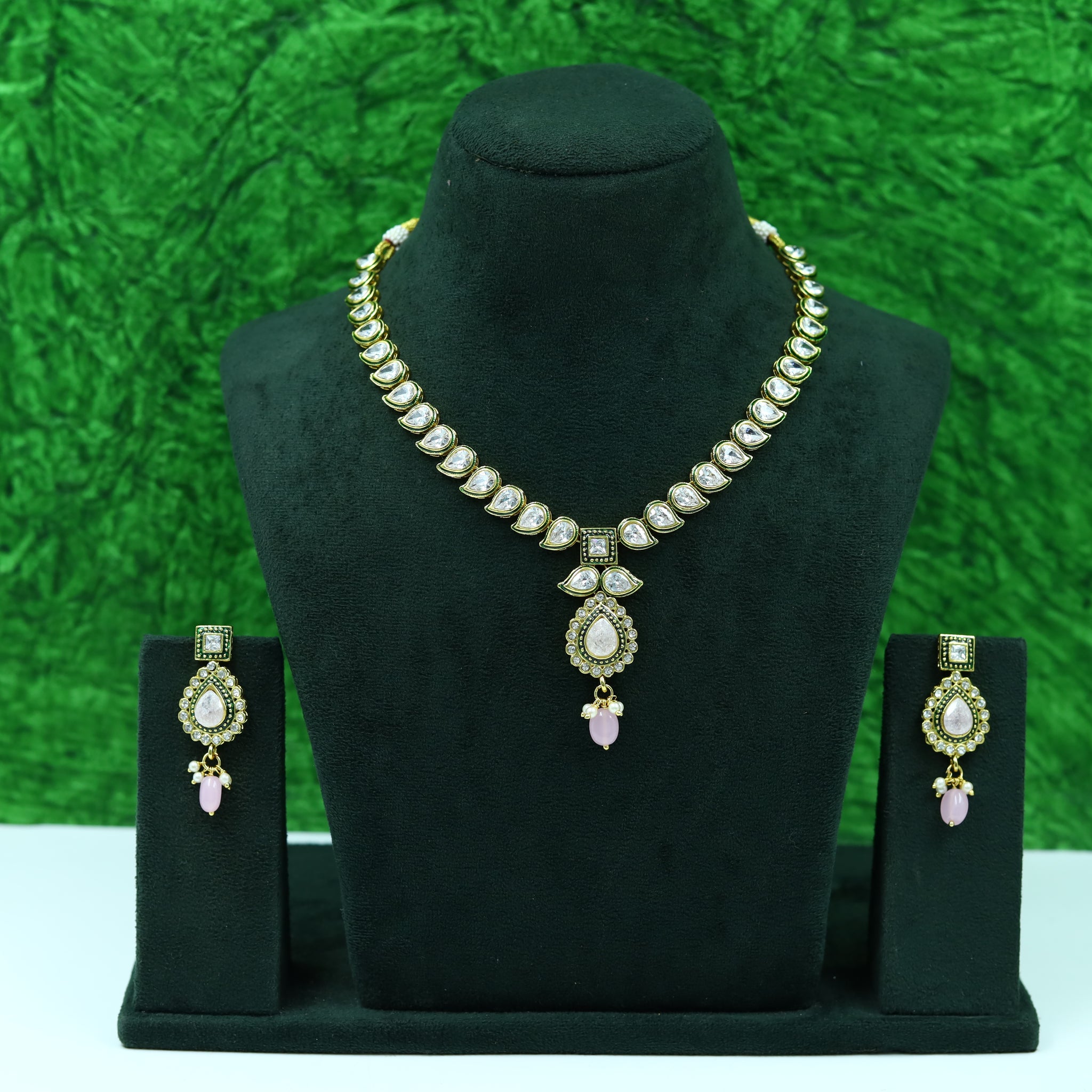 Polki Pendent Set 4866-21