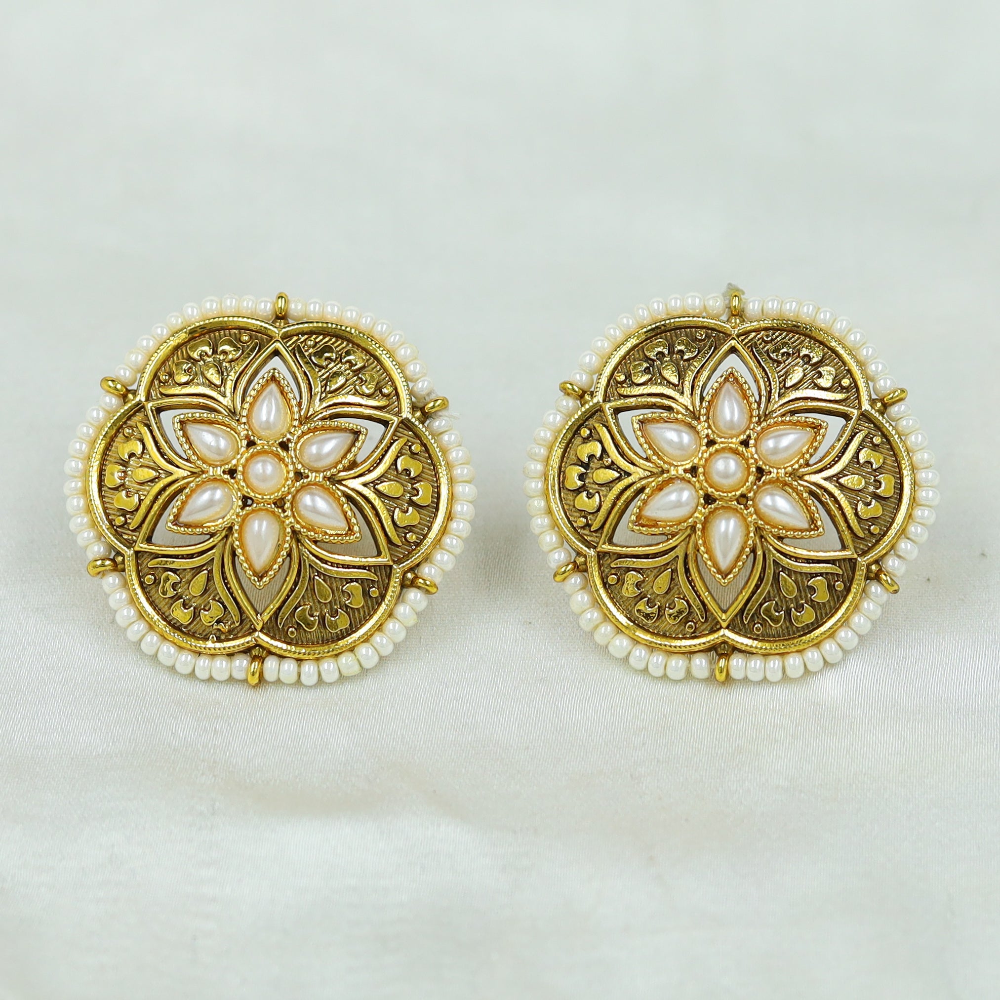 Gold Look Earring  19133-6315