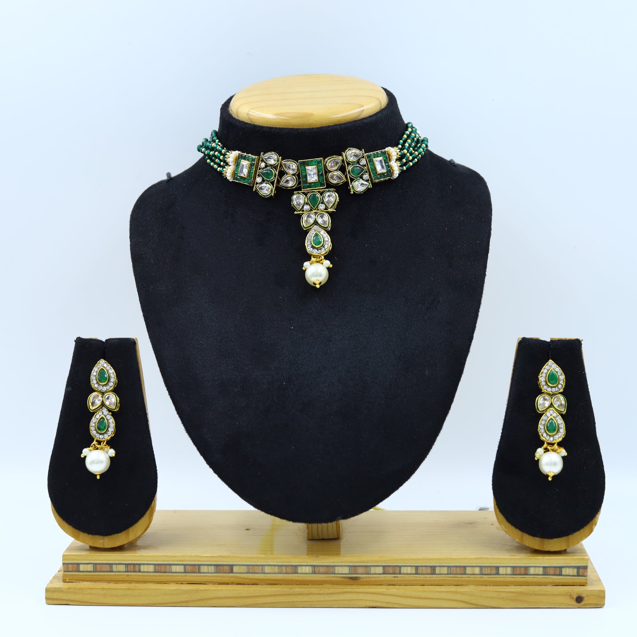 Choker Polki Necklace Set 5764-21