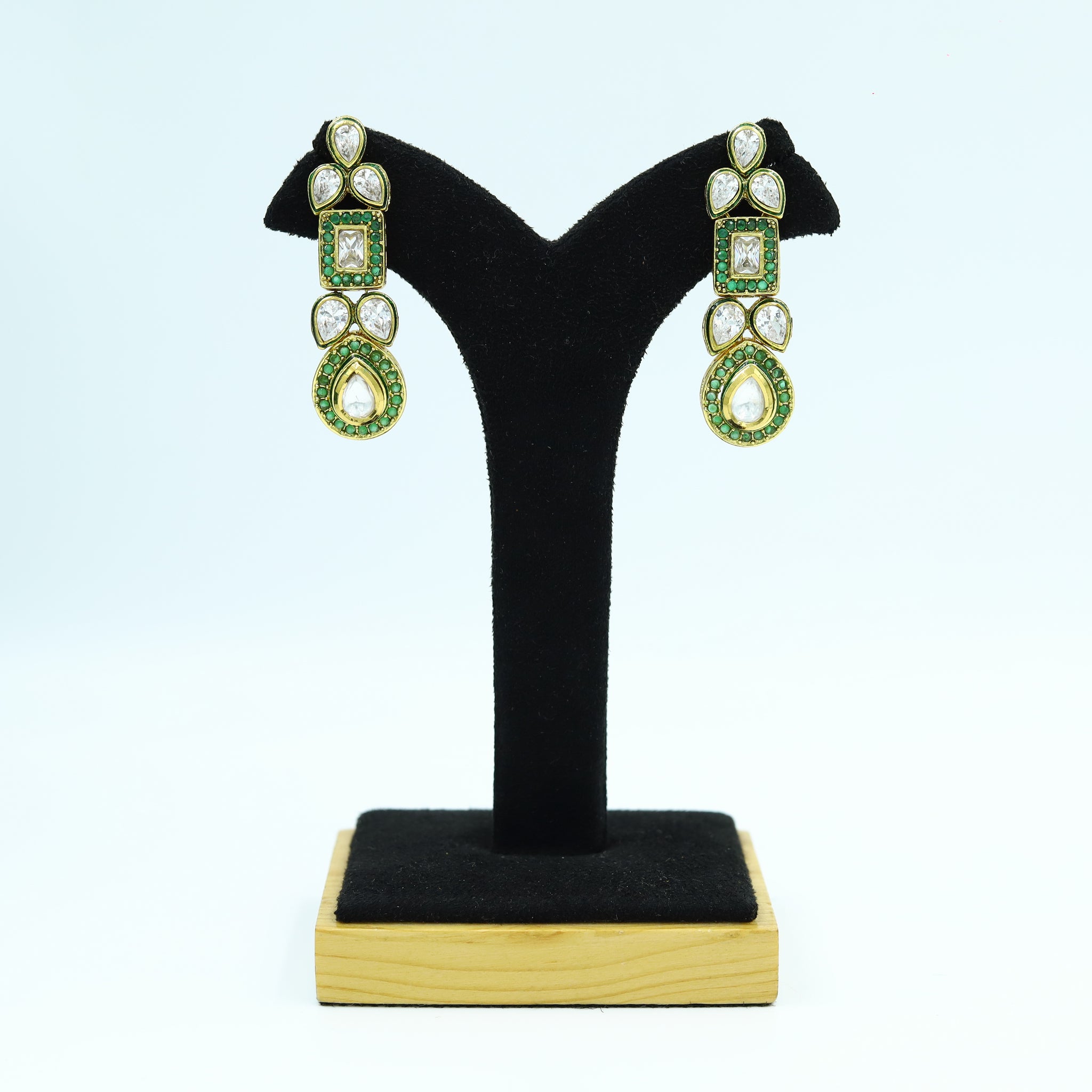 Light Polki Earring 13362-21