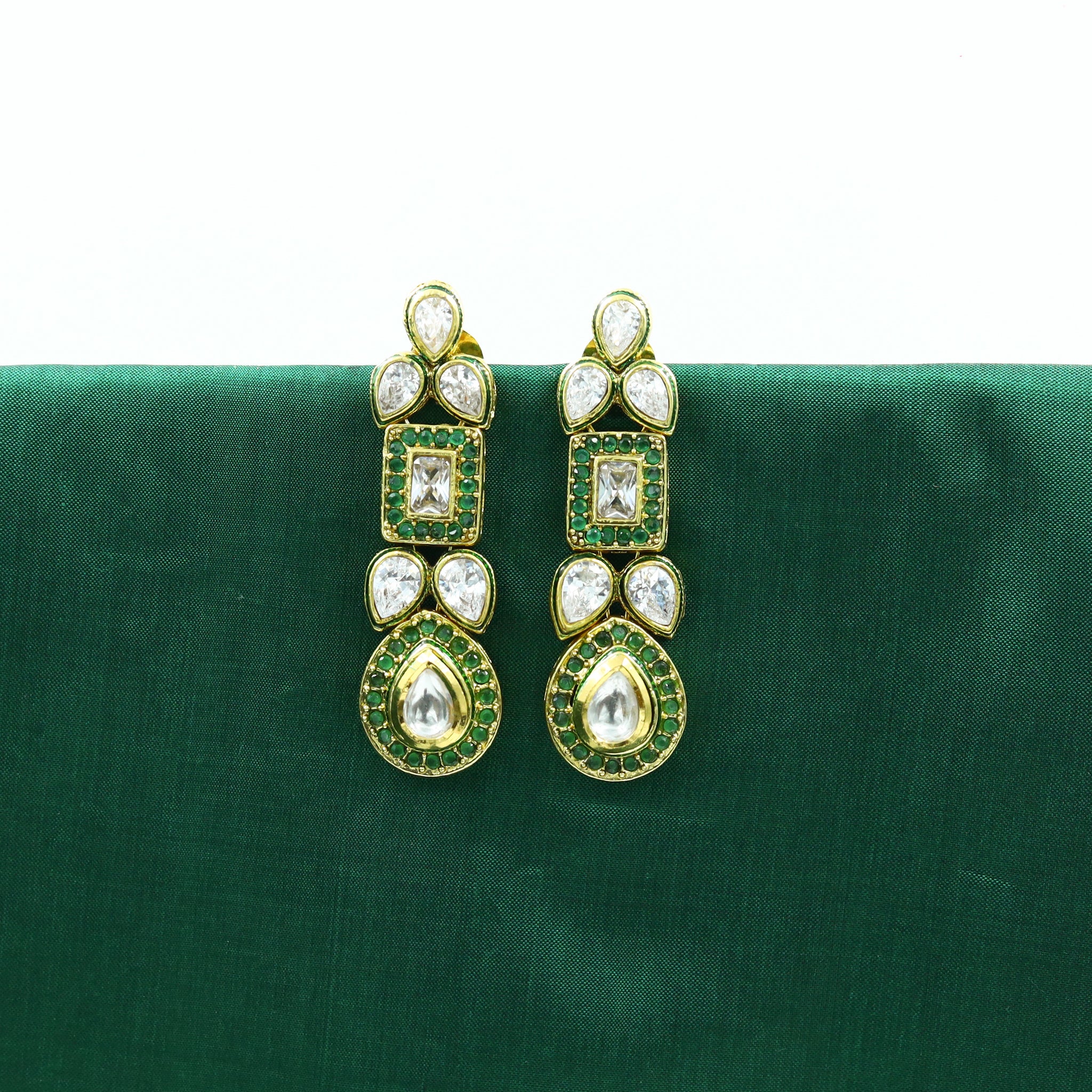 Light Polki Earring 13362-21