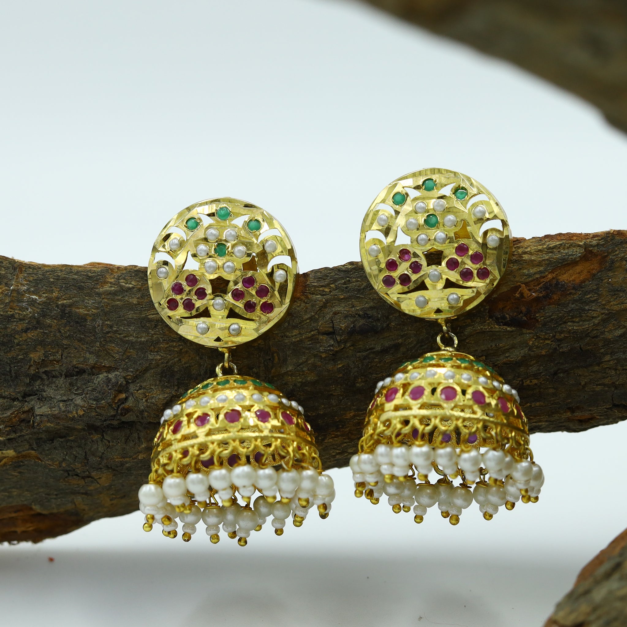 Jhumki Jadau Earring 7772-65