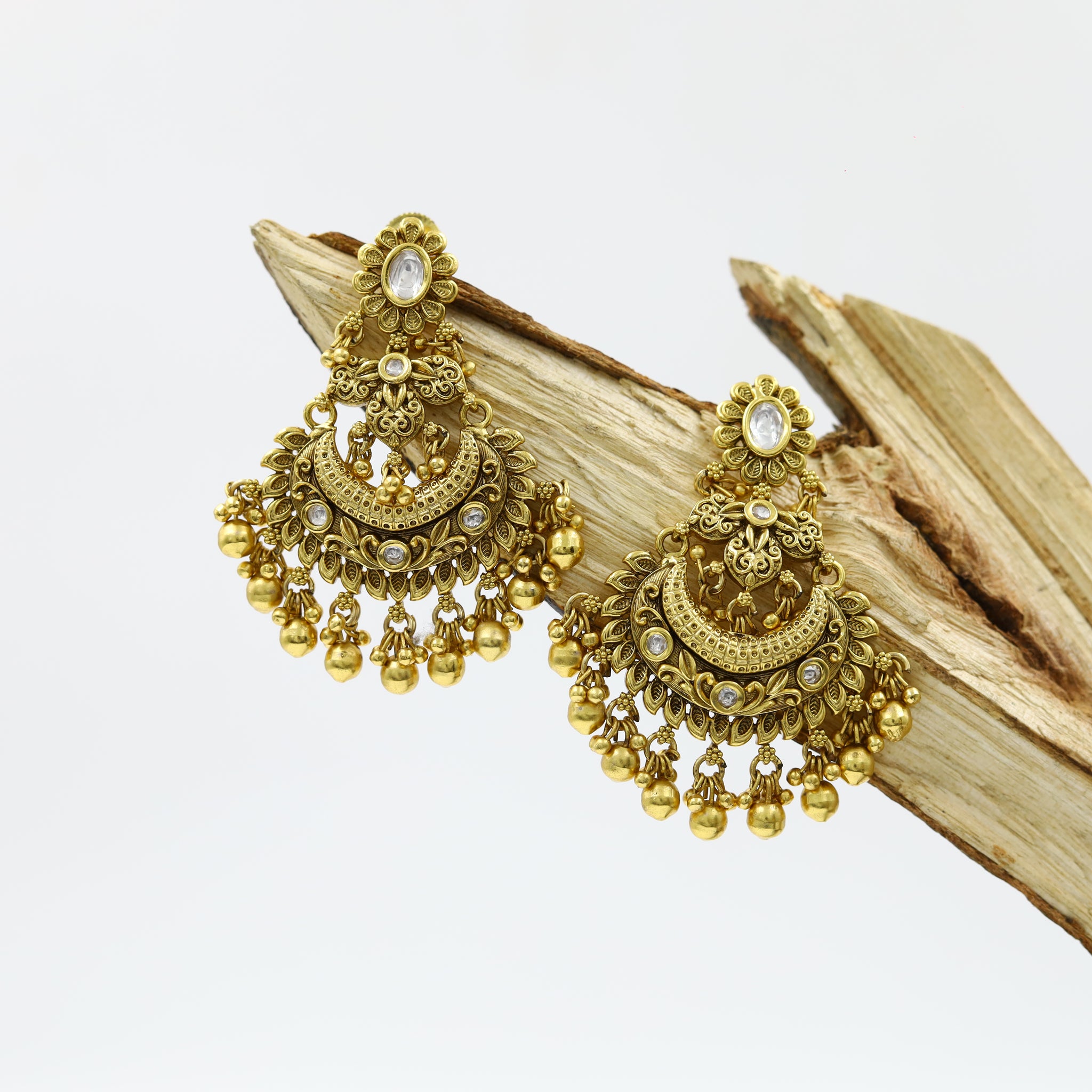 Chandbali Antique Earring 12958-1