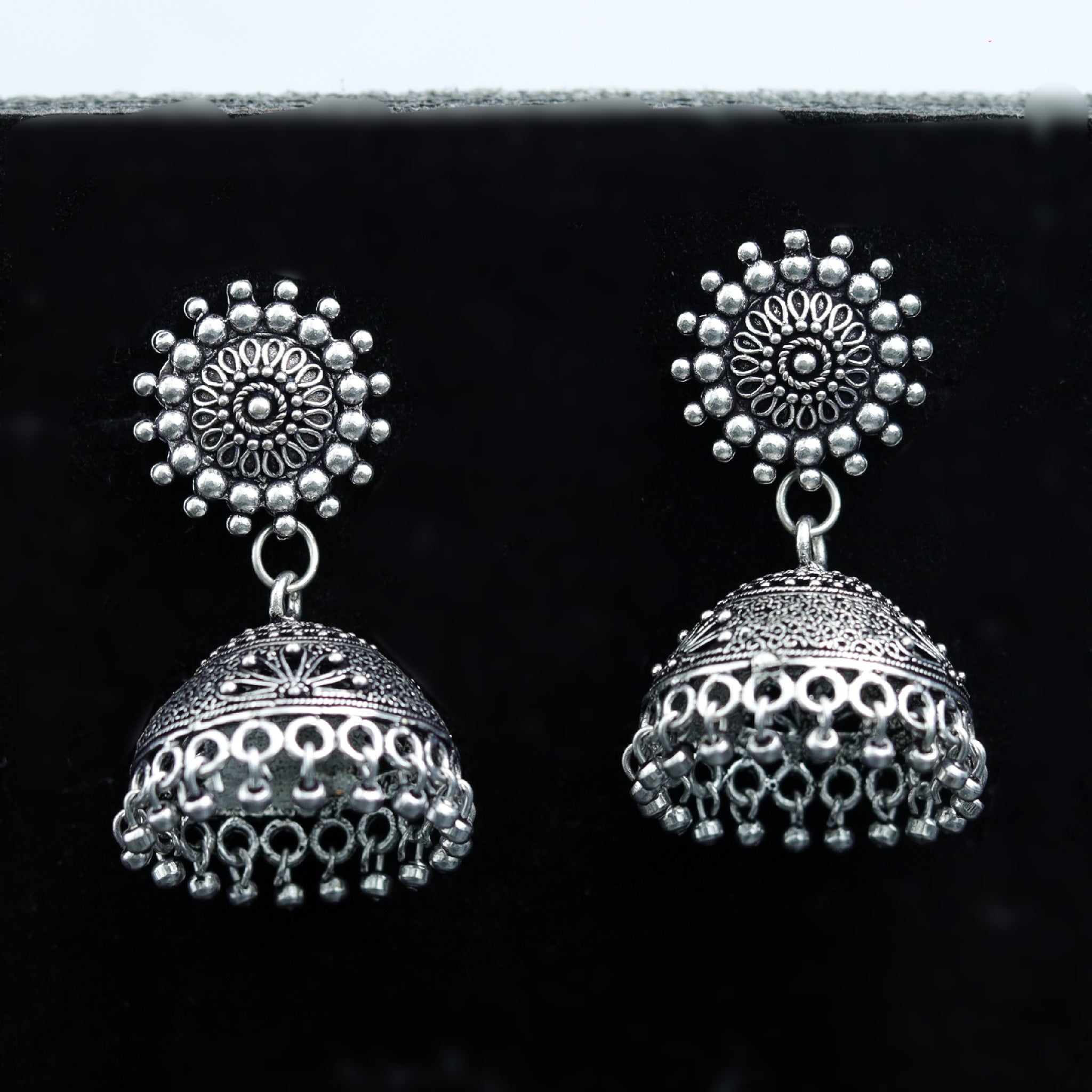 Jhumki Oxidized Earring 7680-82