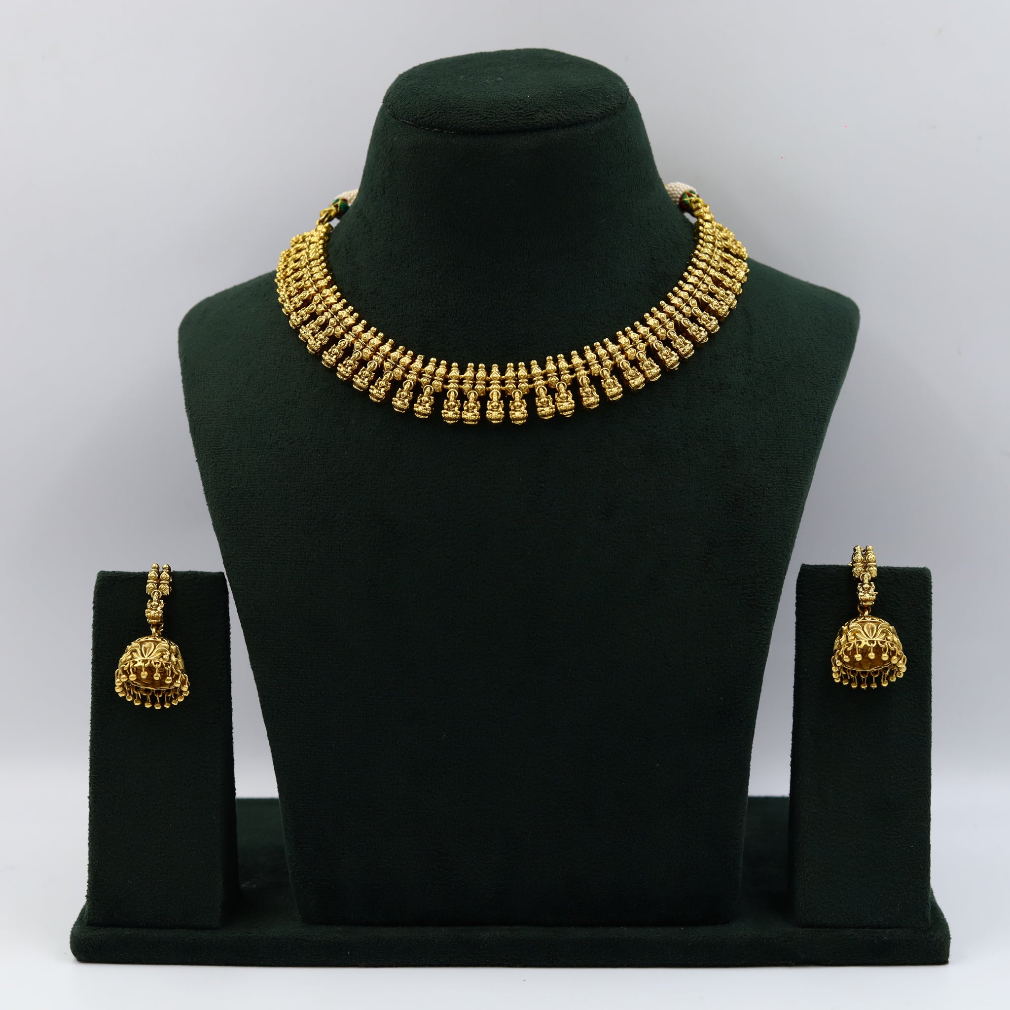 Round Neck Antique Necklace Set 3619-28