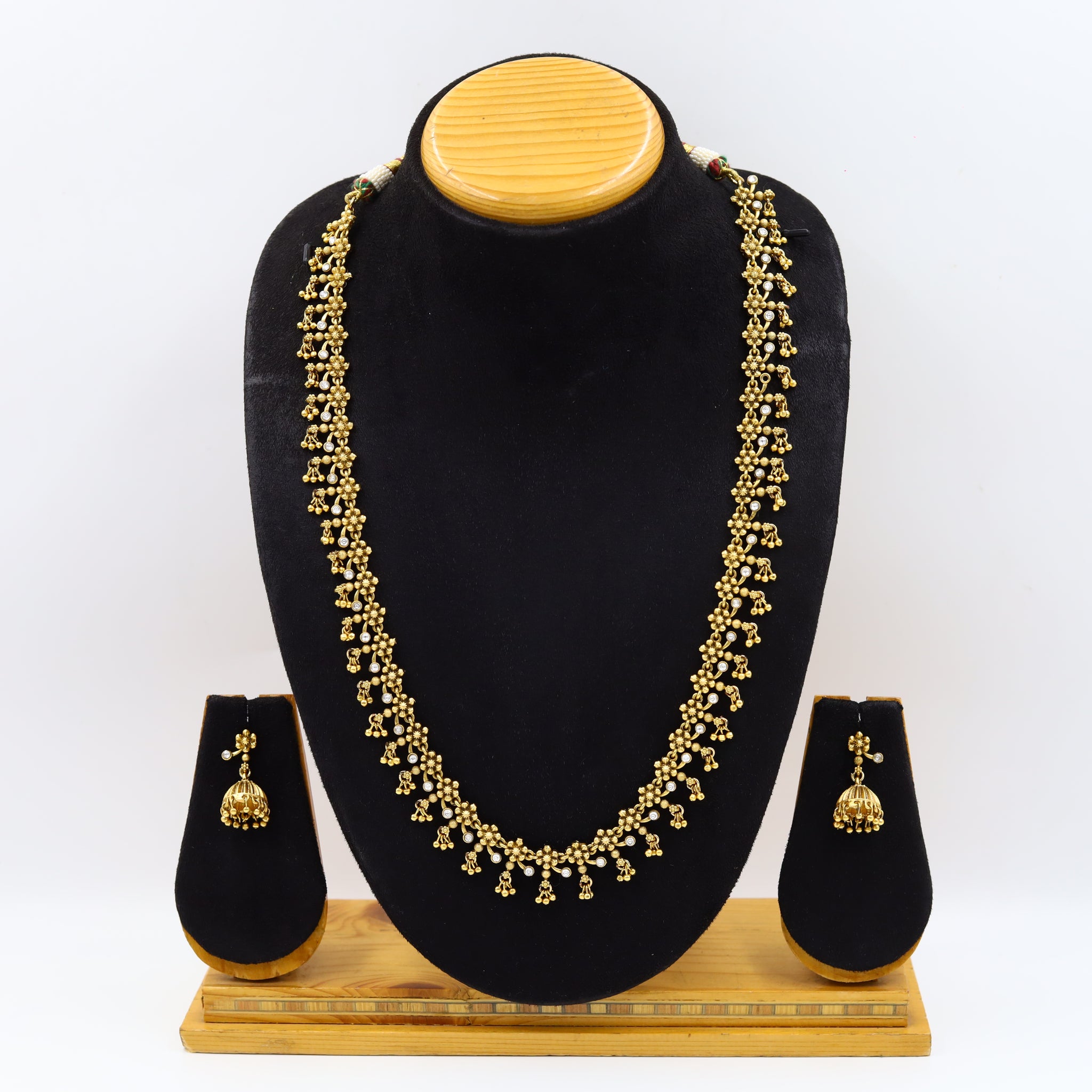 Long Neck Antique Necklace Set 6390-28