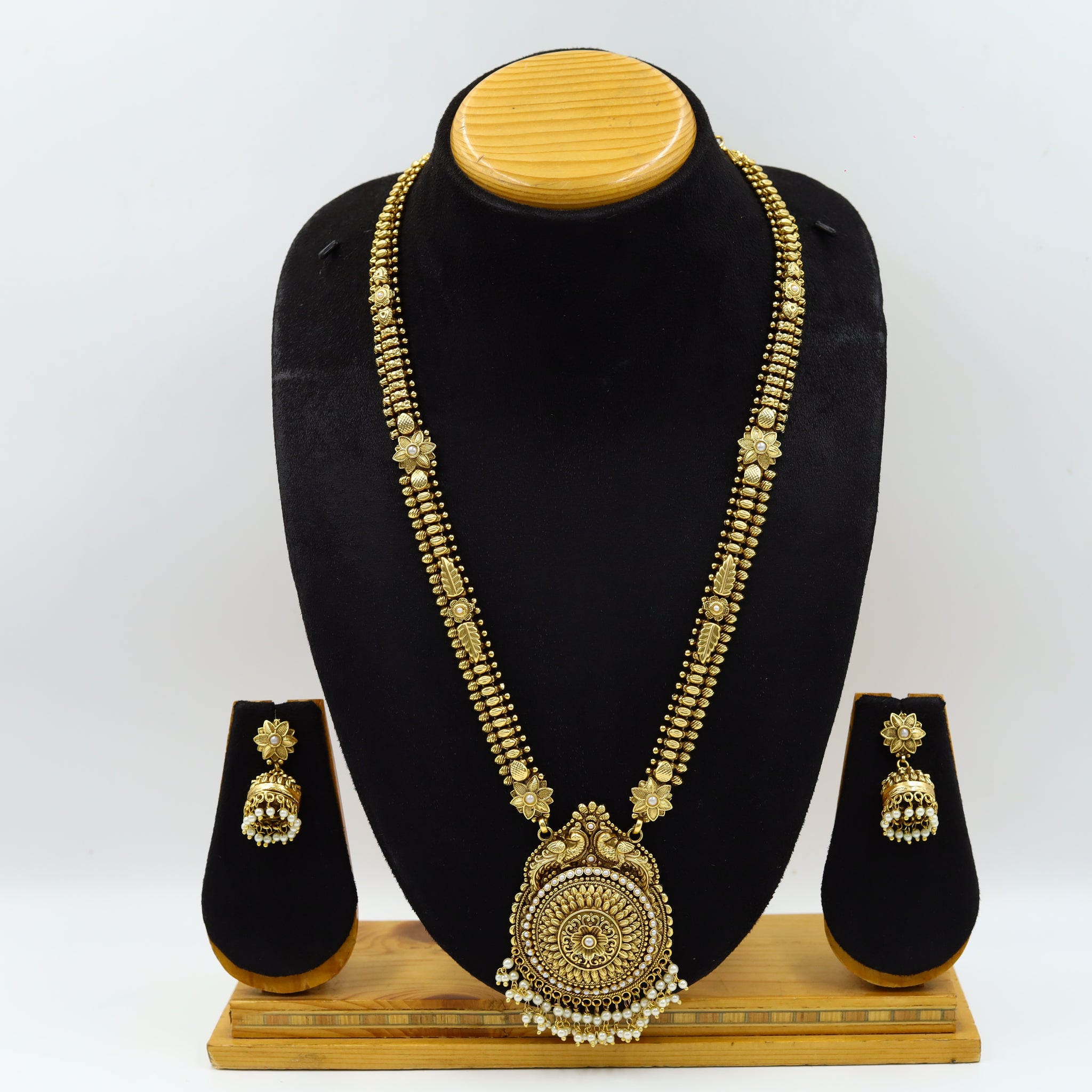 Long Neck Antique Necklace Set 6386-28