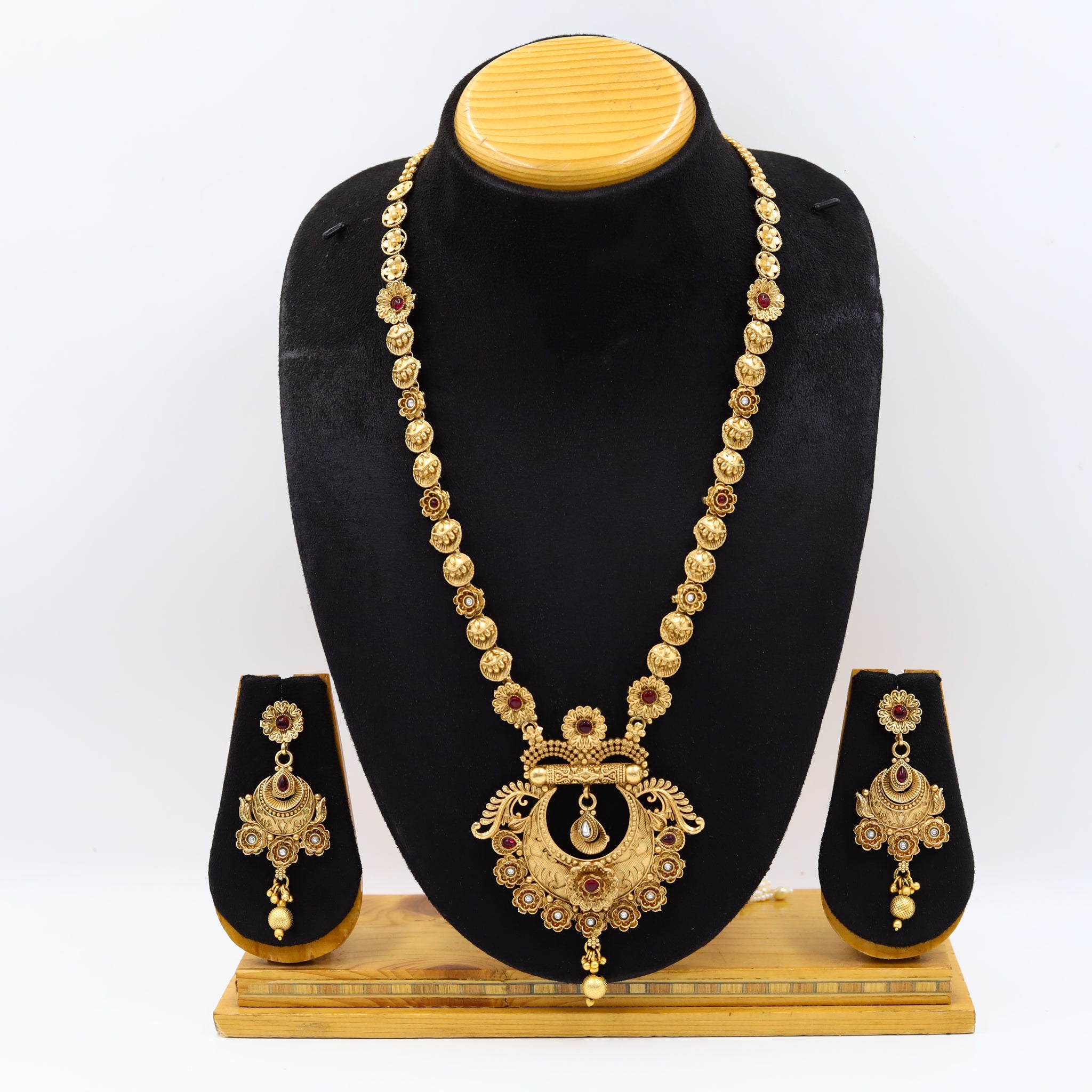 Long Neck Antique Necklace Set 5466-84