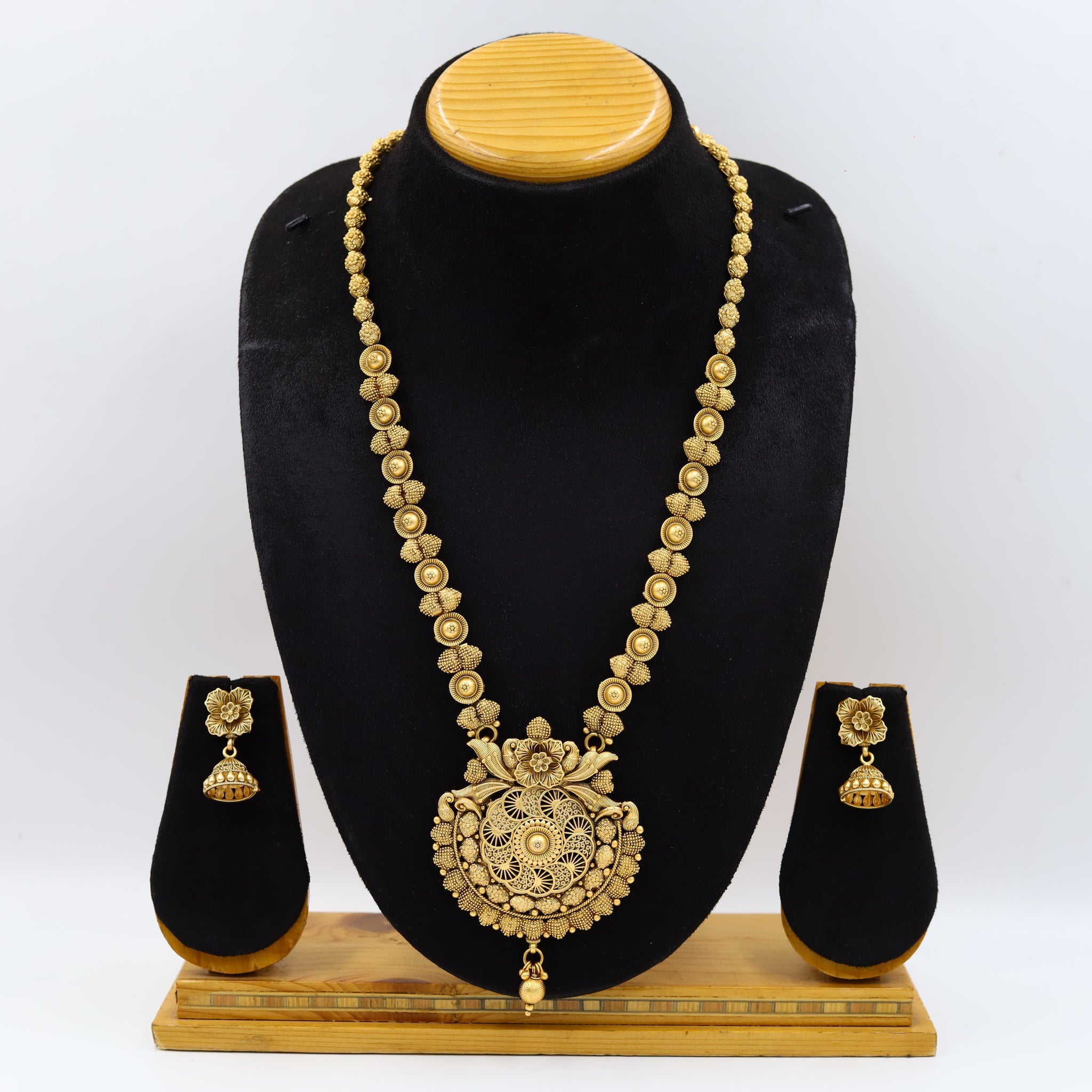 Long Neck Antique Necklace Set 4618-33