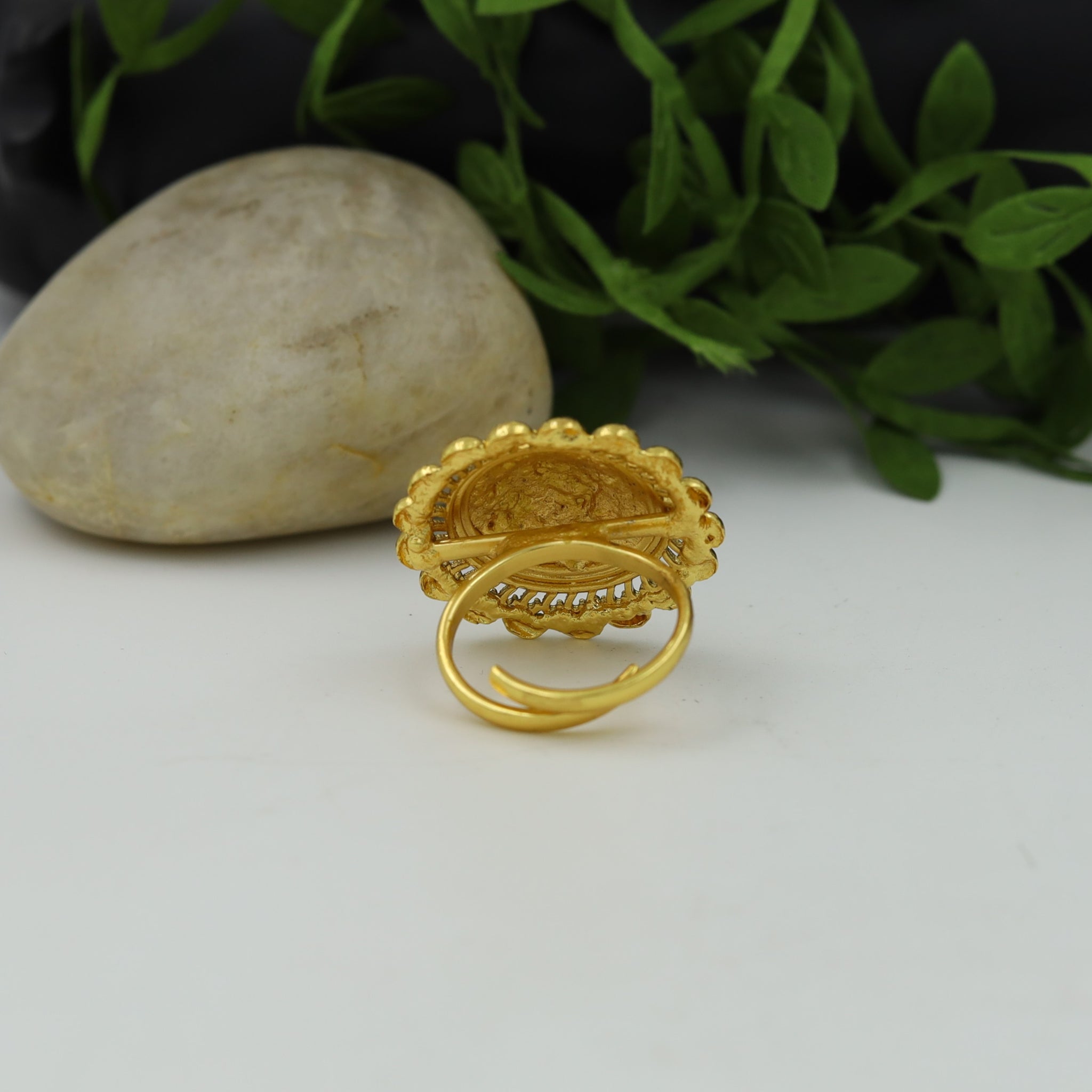 Gold Look Ring 7255-33