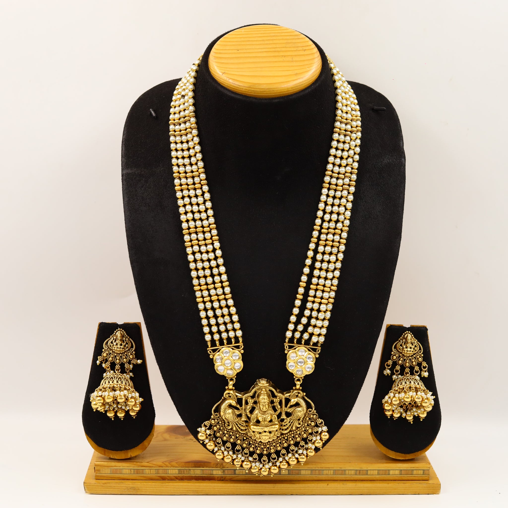 Long Neck Temple Necklace Set 12522-28