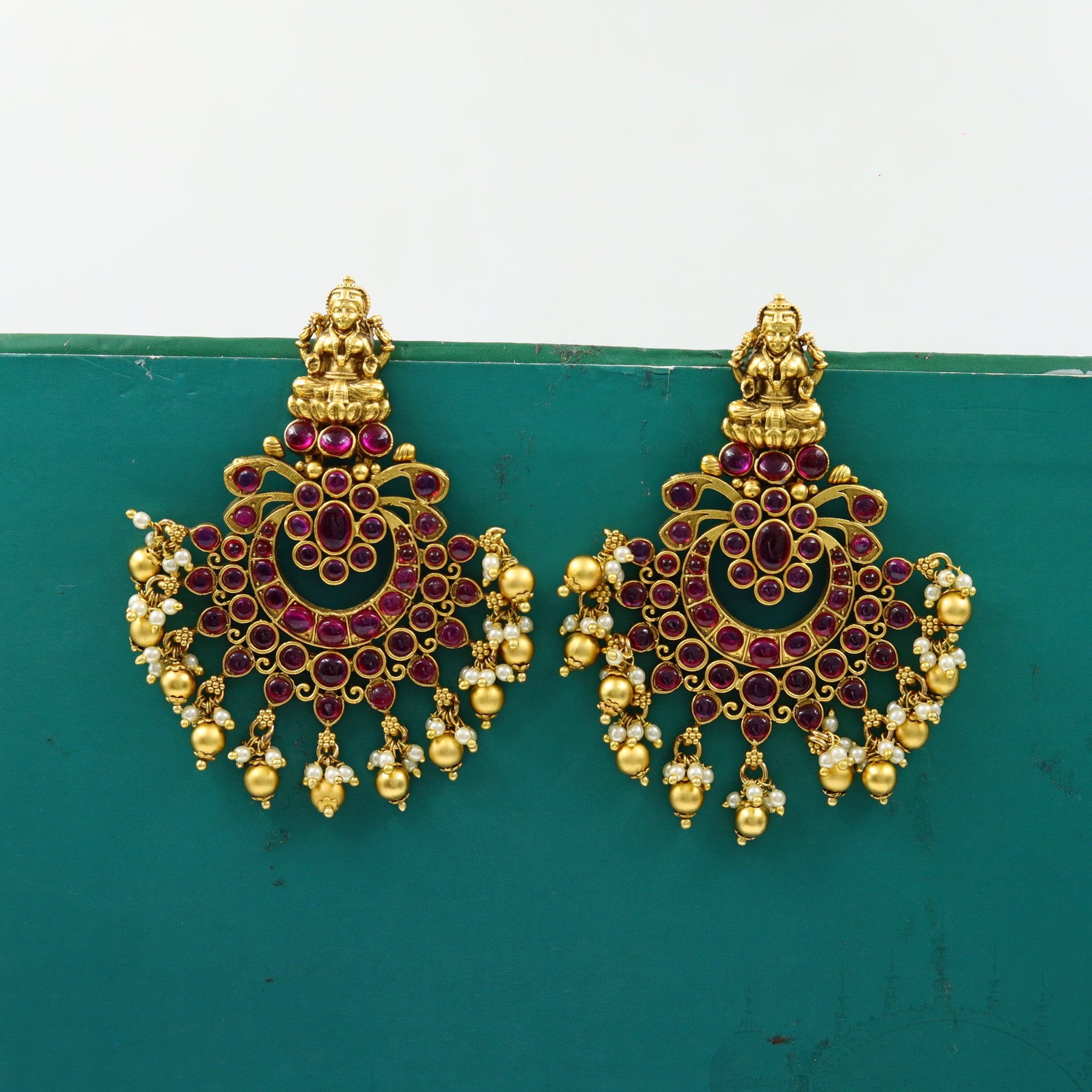 Chandbali Temple Earring 3930-28