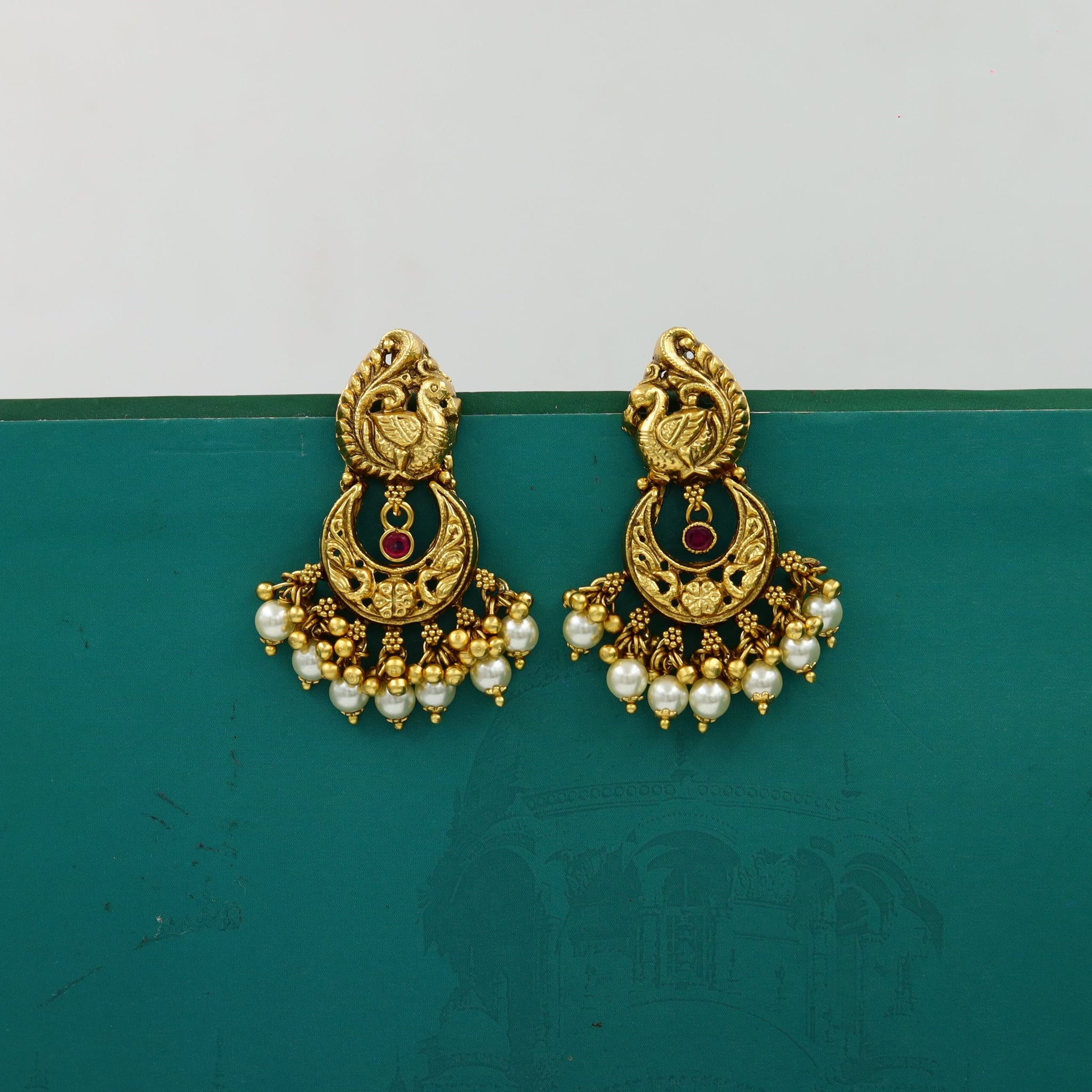 Chandbali Antique Earring 3914-28