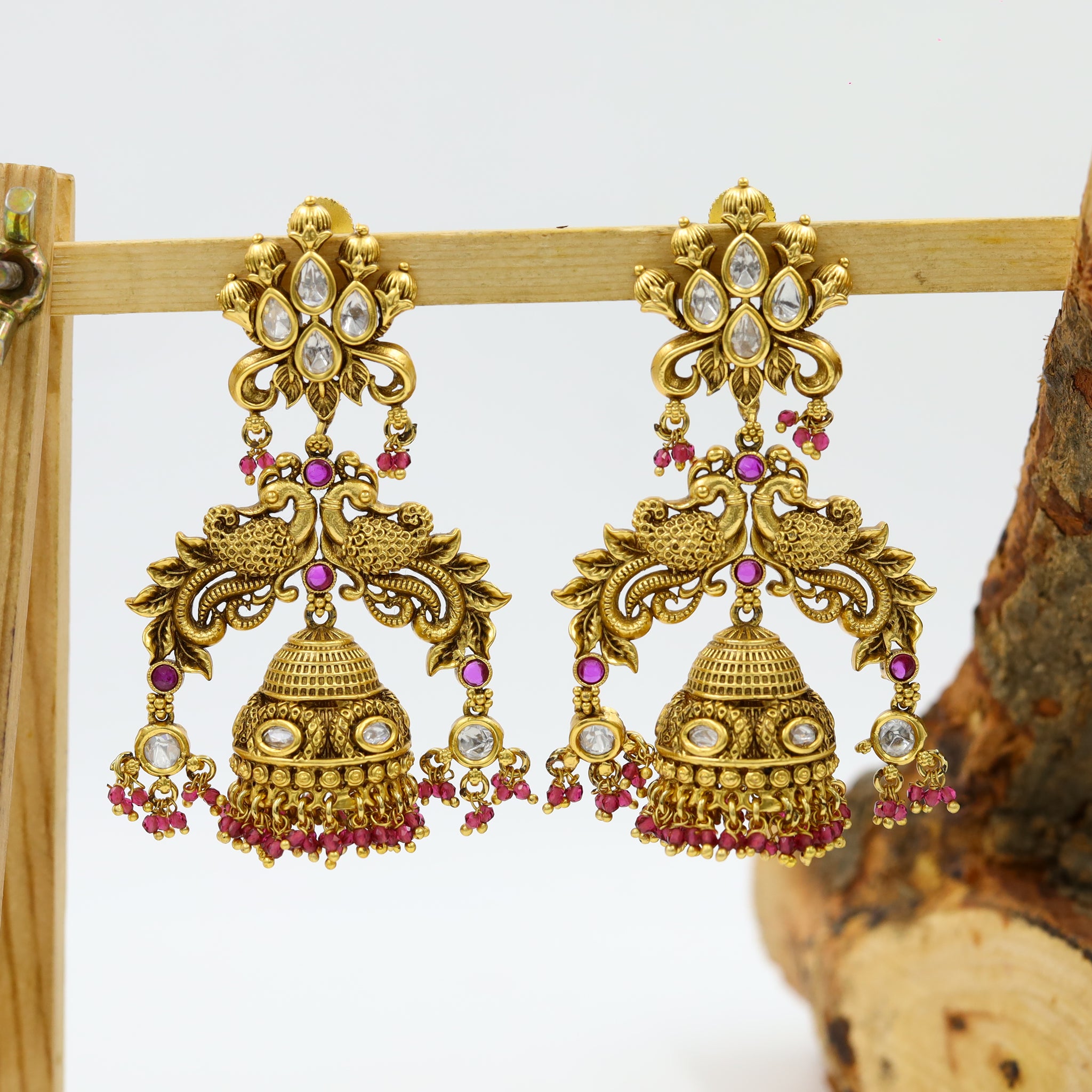 Jhumki Antique Earring 3915-28