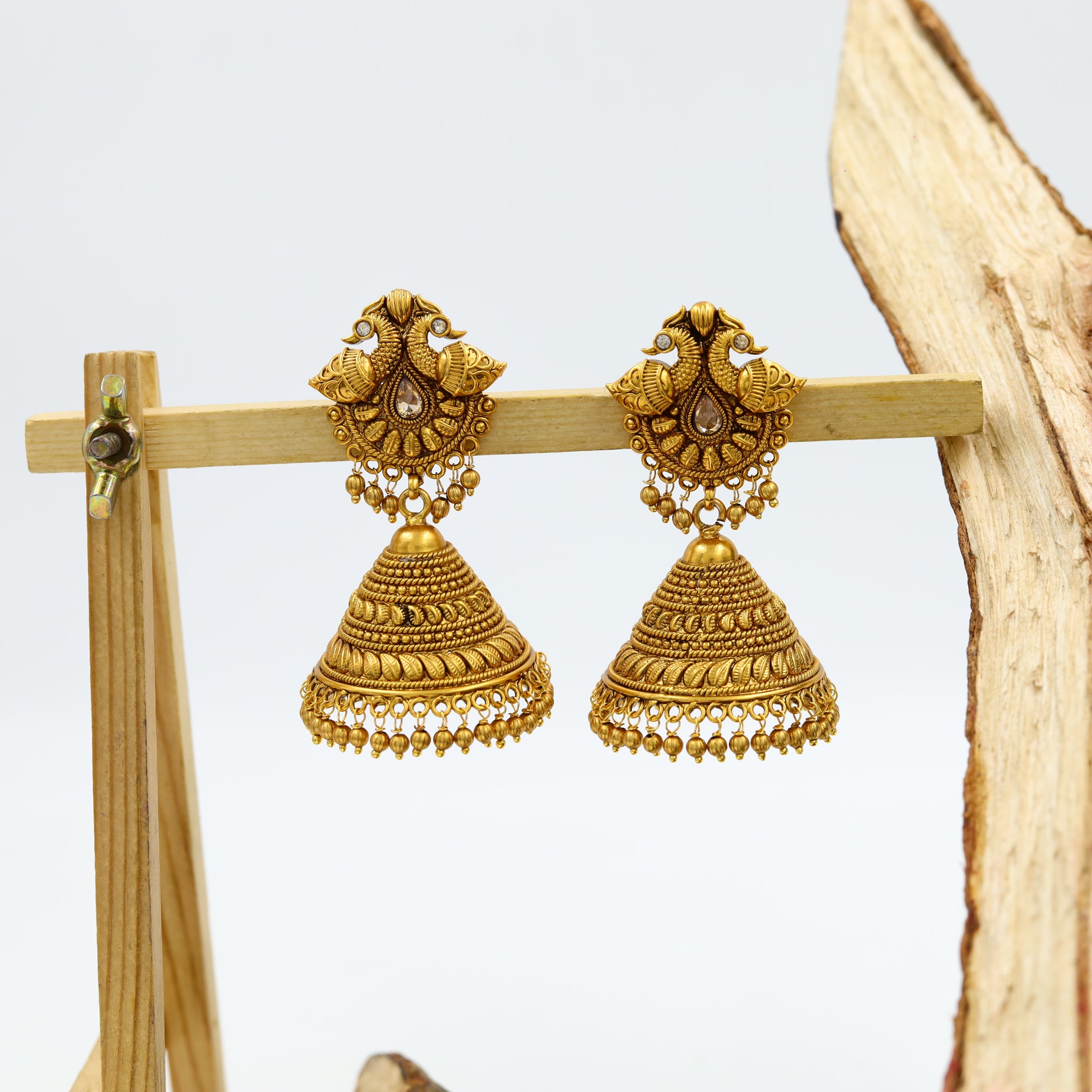 Jhumki Antique Earring 5843-28