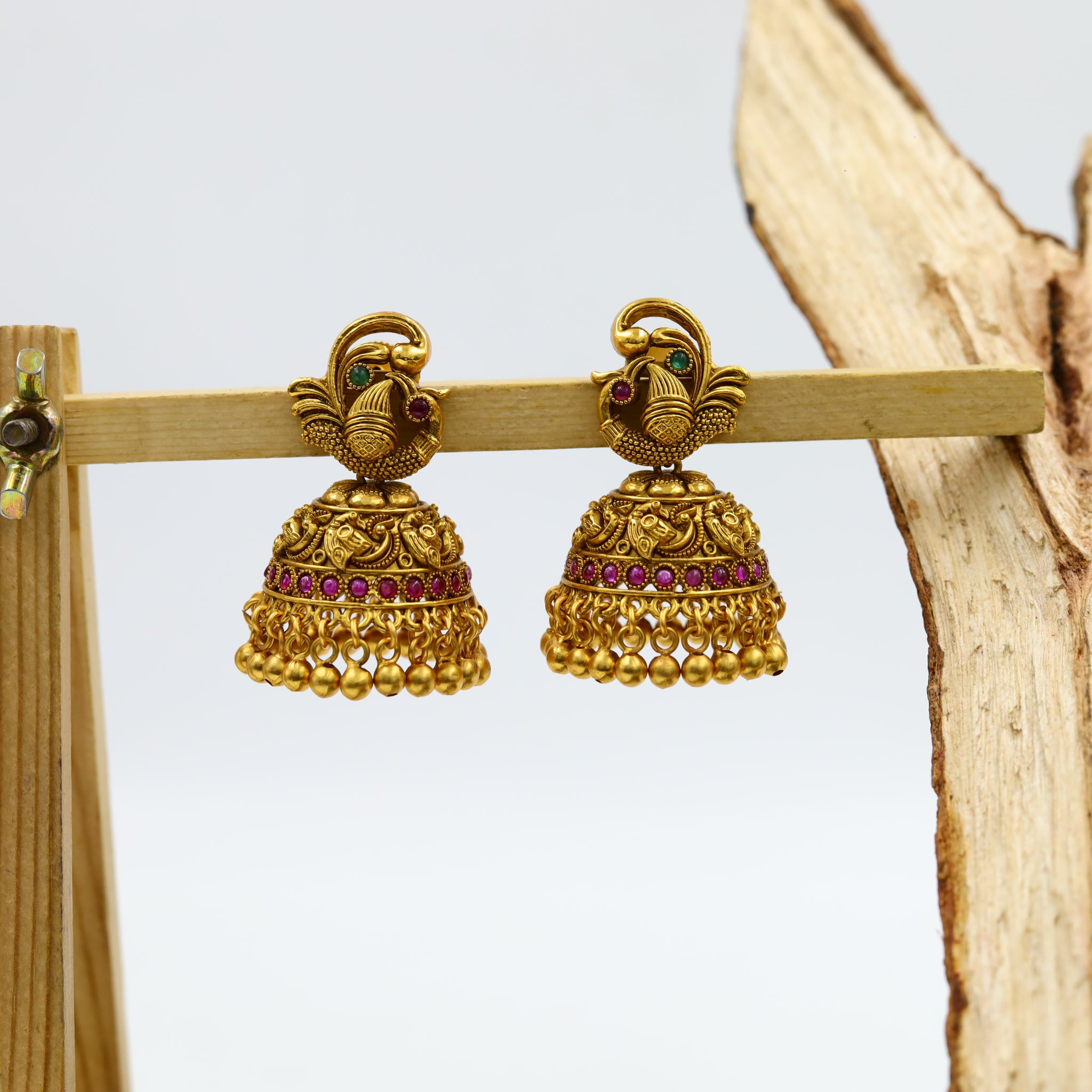 Jhumki Antique Earring 3882-28