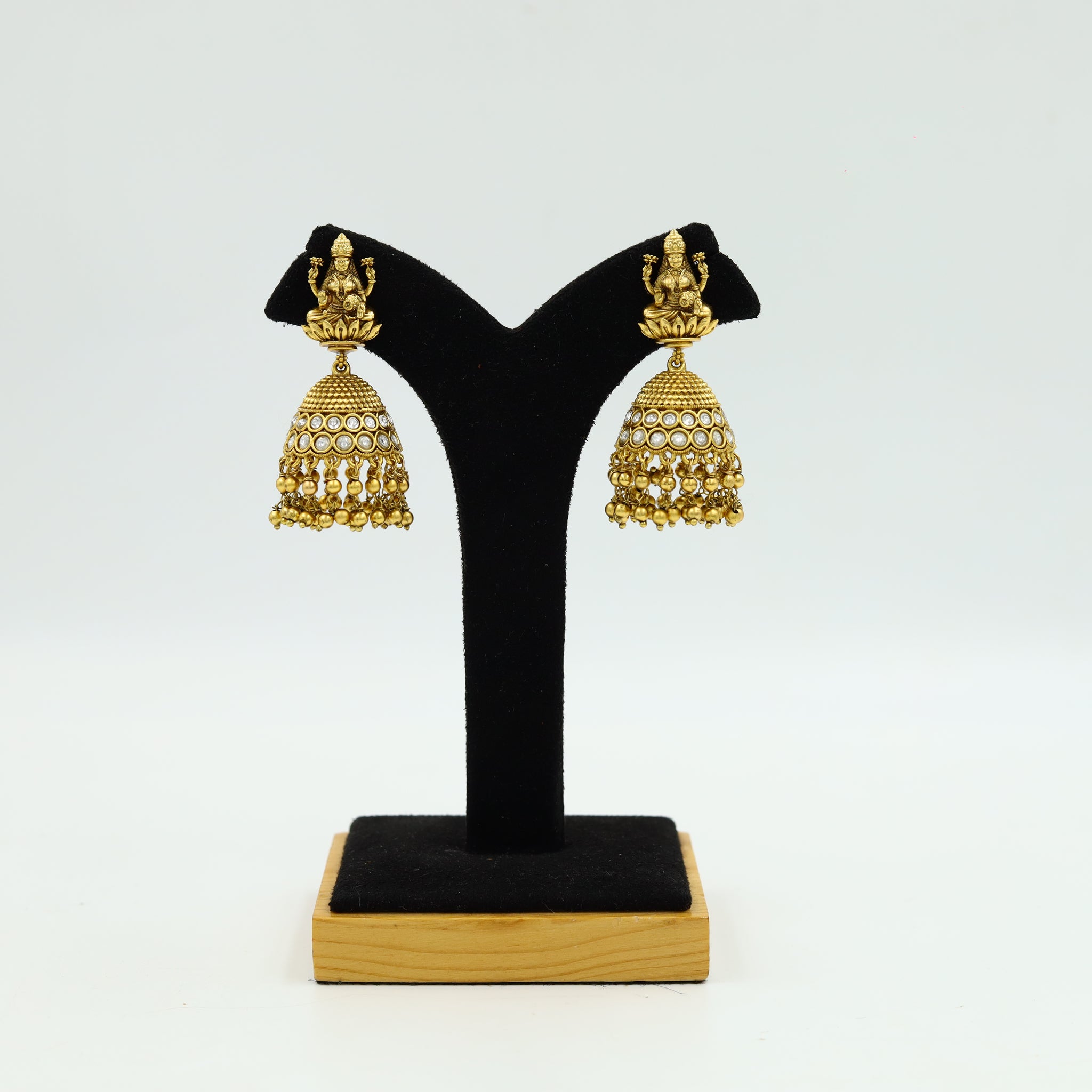 Jhumki Temple Earring 10260-28