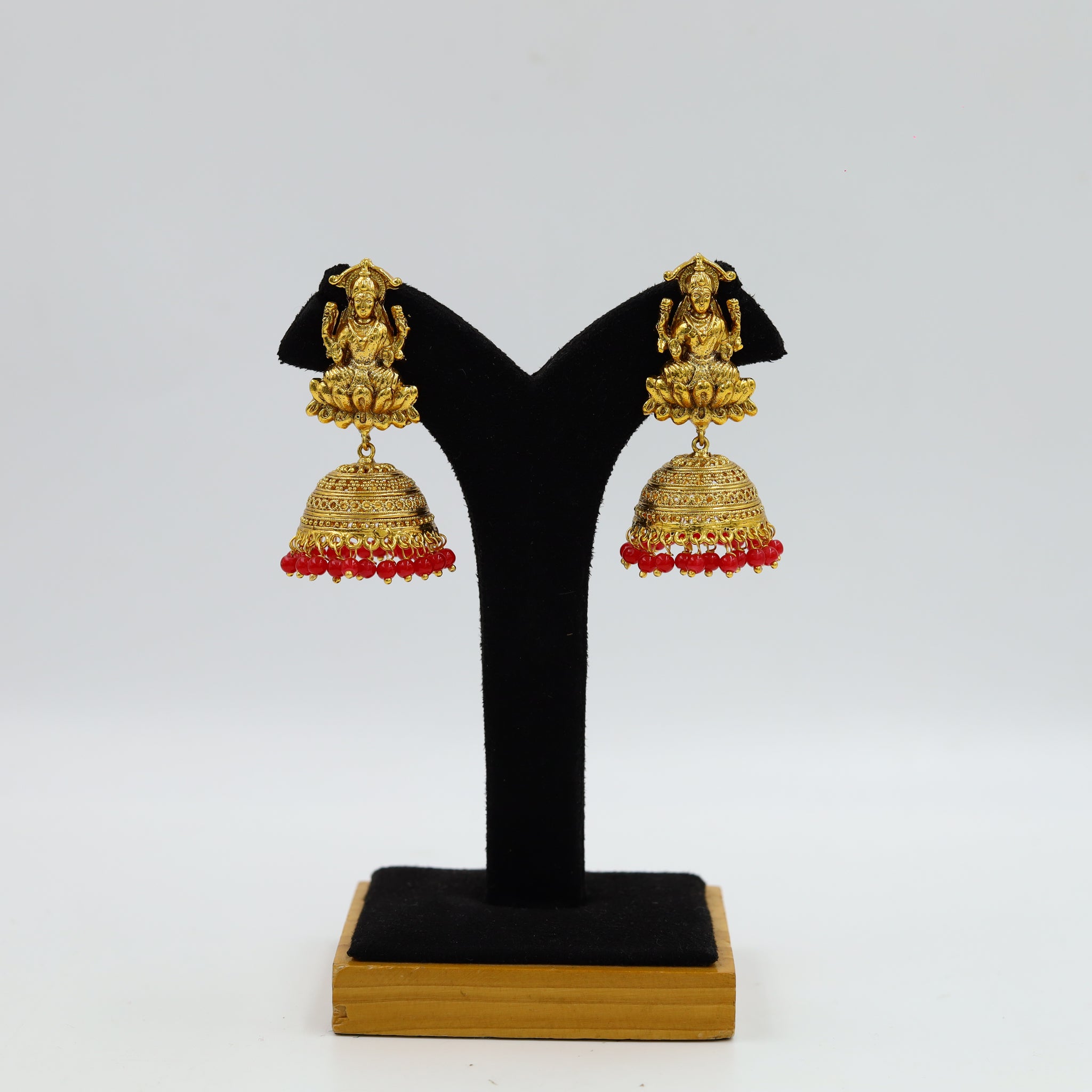 Red Temple Earring 3486-7551