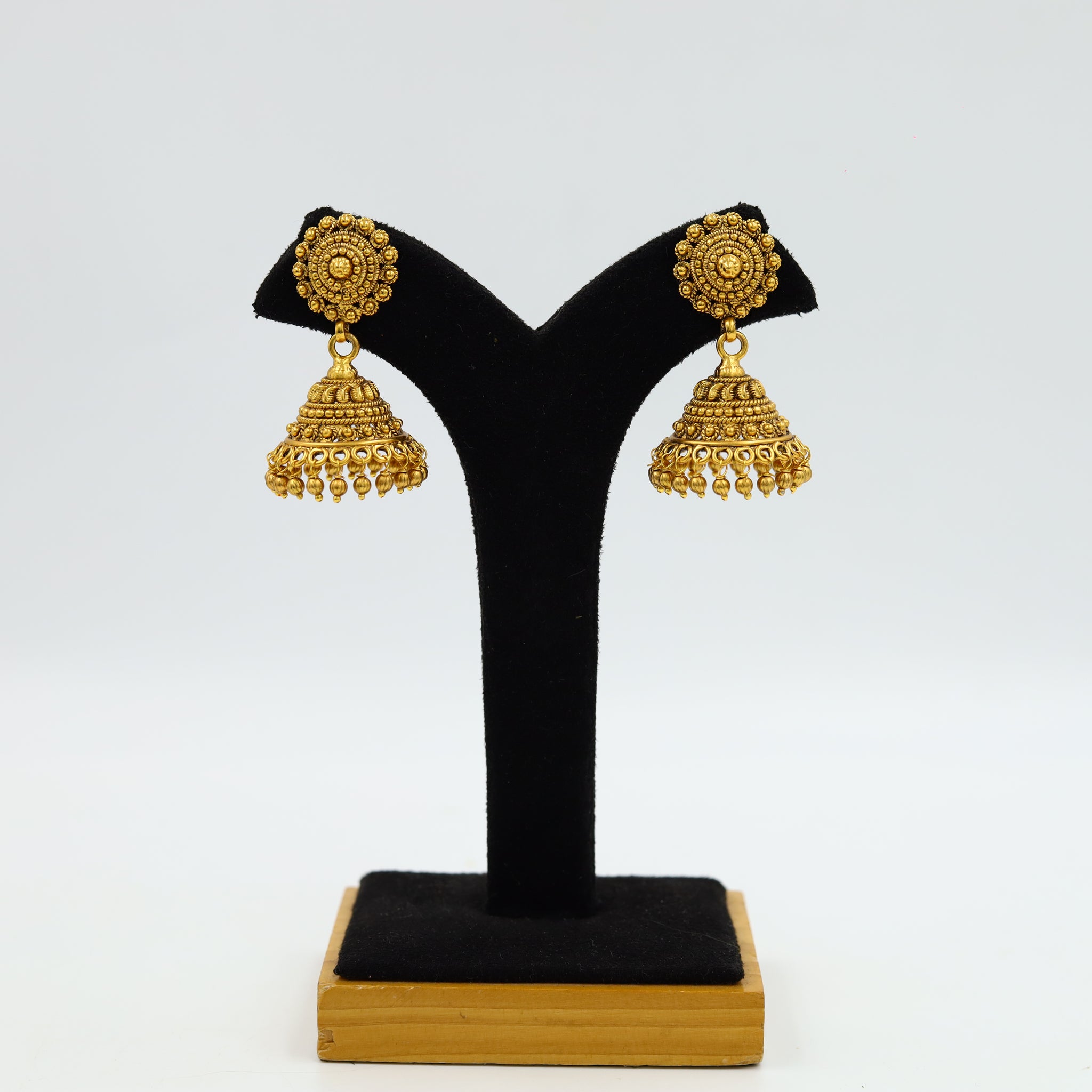 Jhumki Temple Earring 6640-28