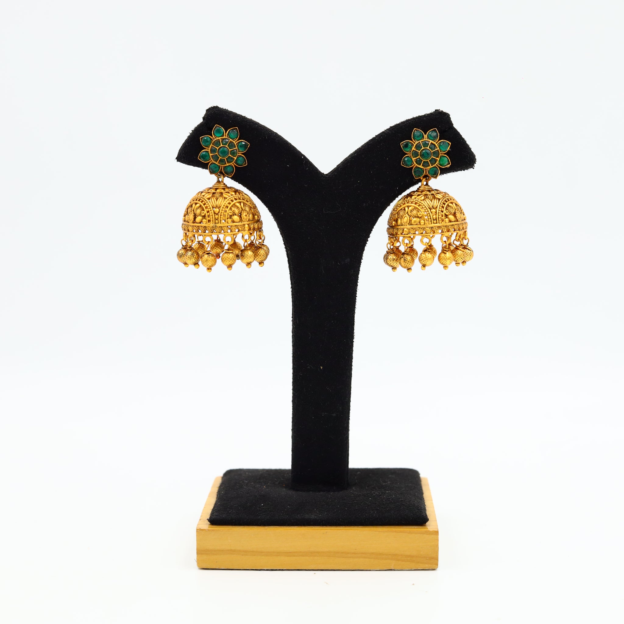 Green Gold Look Earring 3505-7570