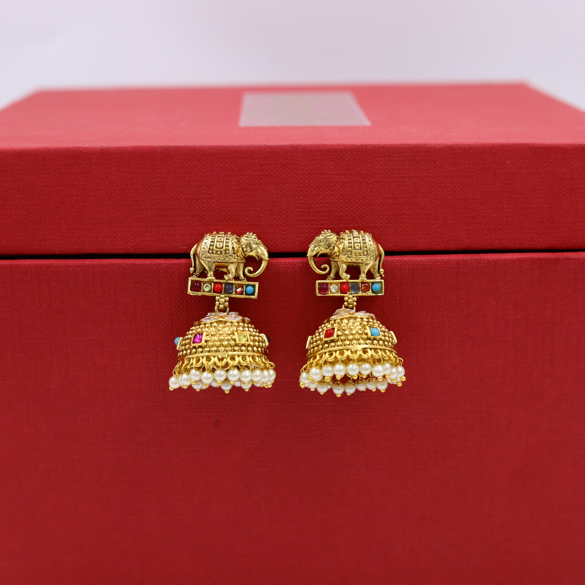 Jhumki Antique Earring 3934-28