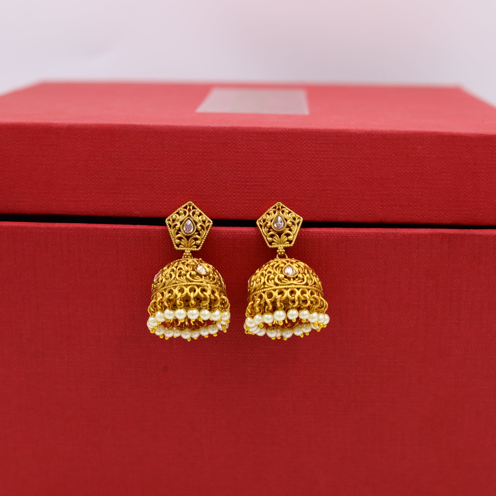 Jhumki Antique Earring 3884-28