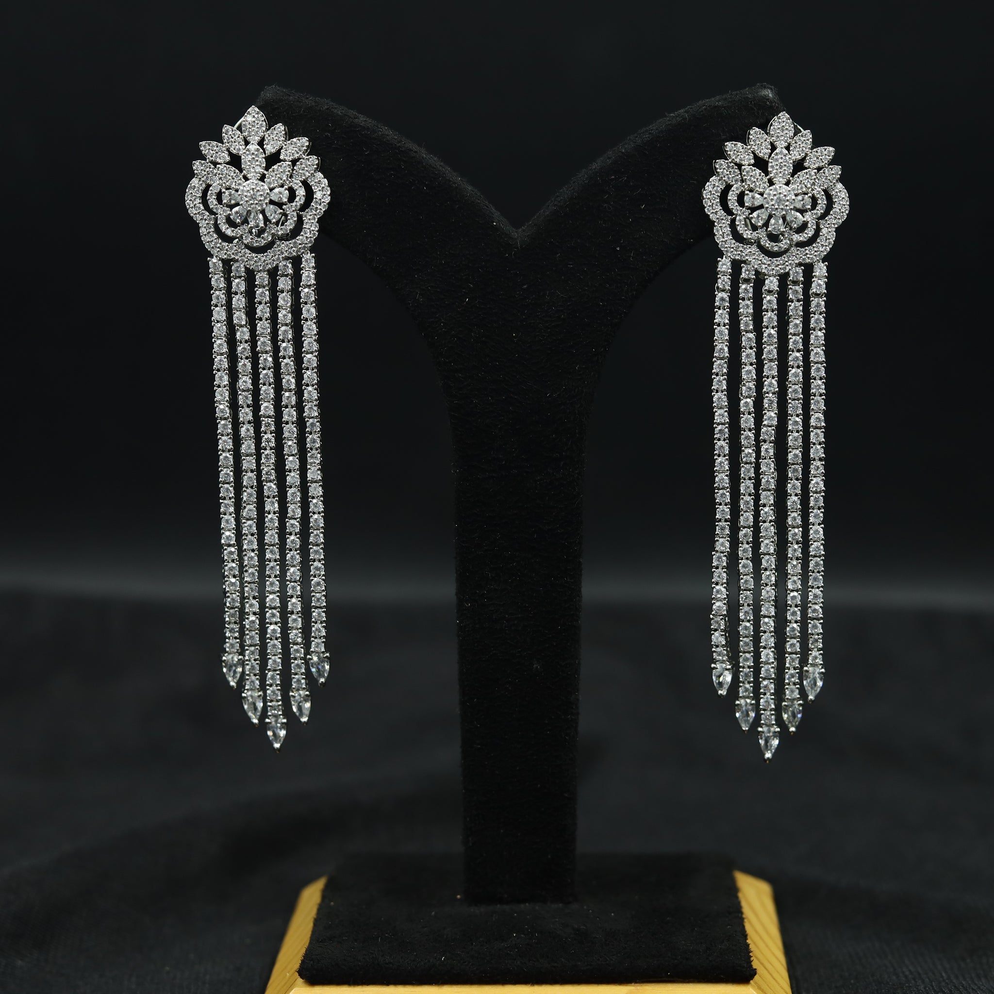 Danglers Zircon/AD Earring 10749-69