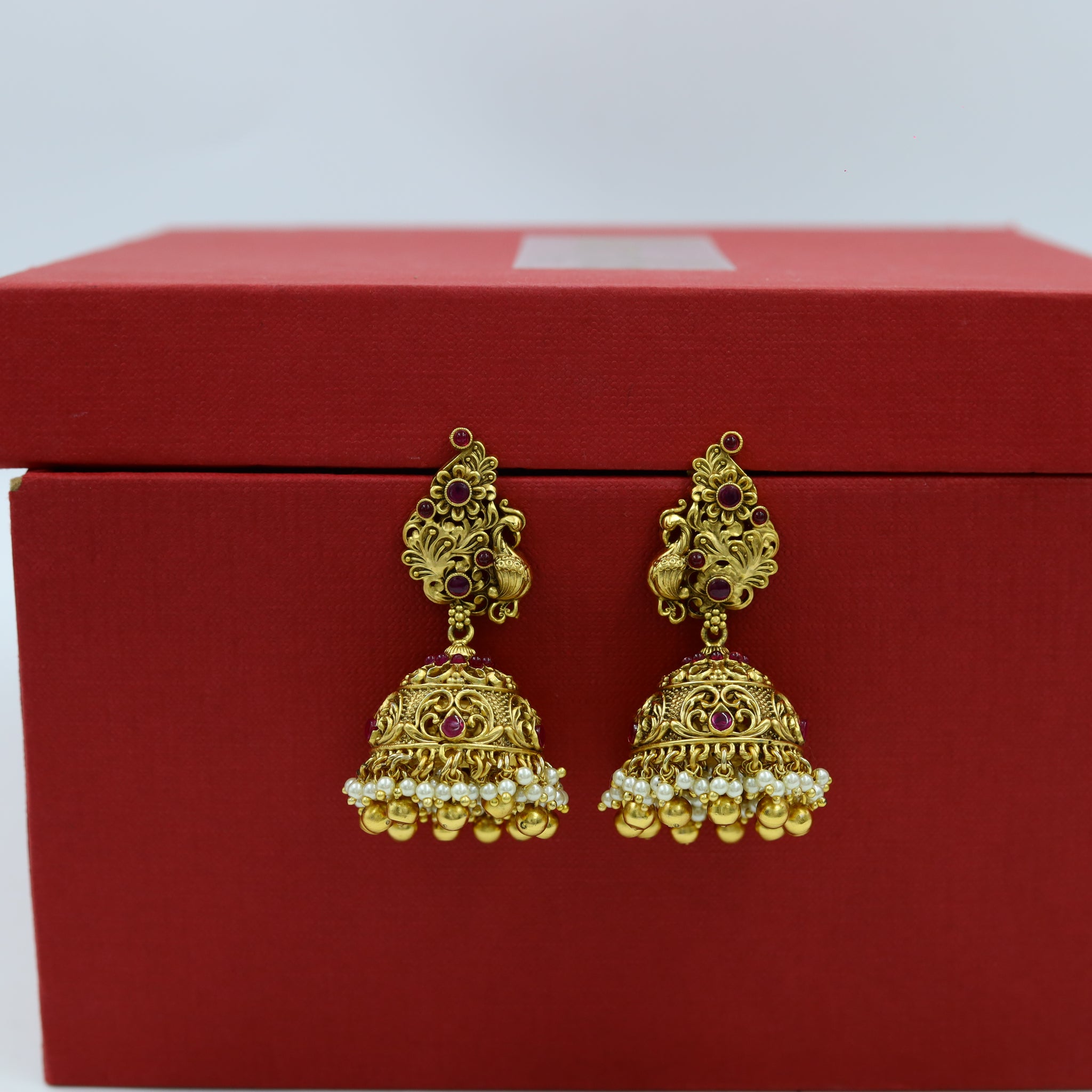 Jhumki Antique Earring 6630-28