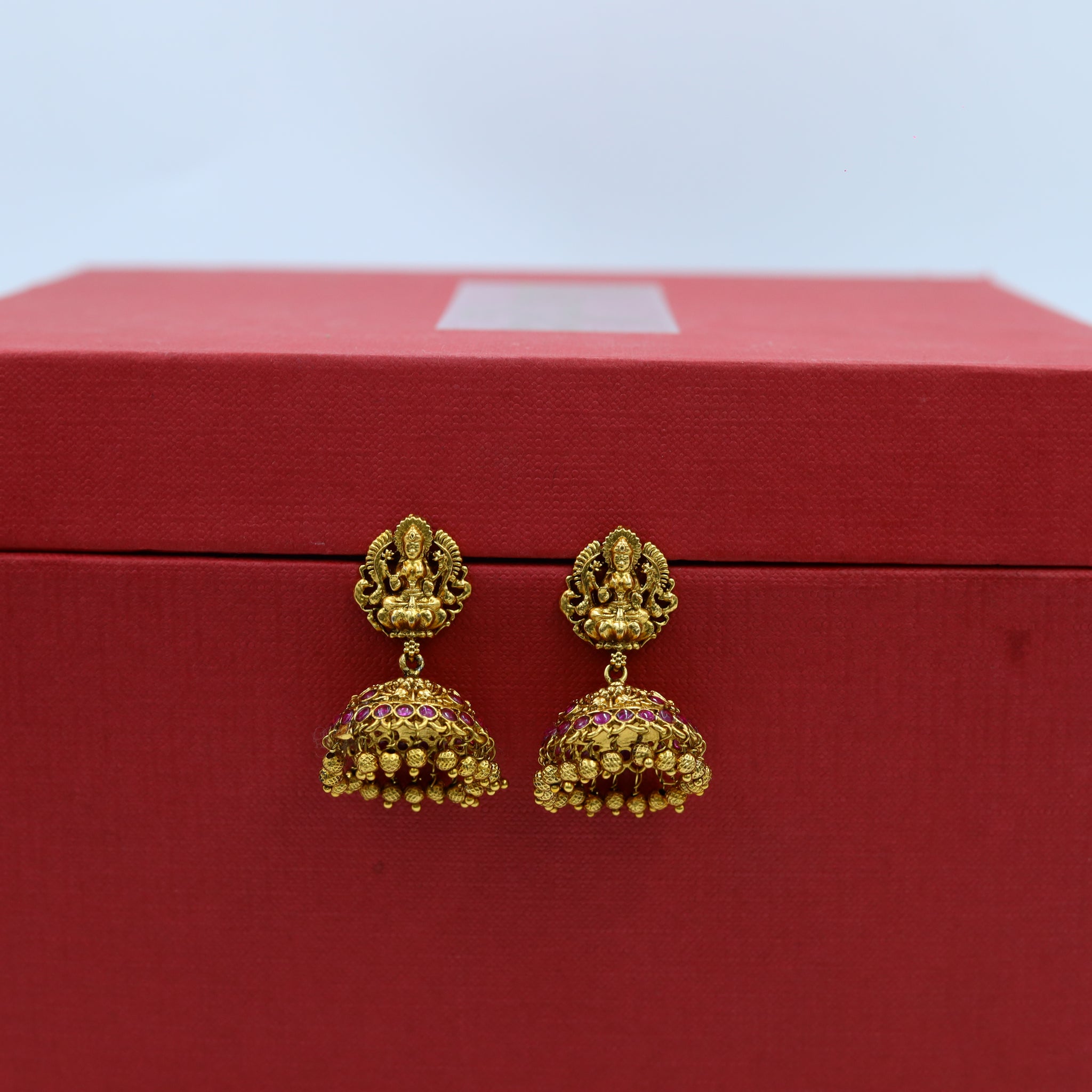 Jhumki Temple Earring 13167-33