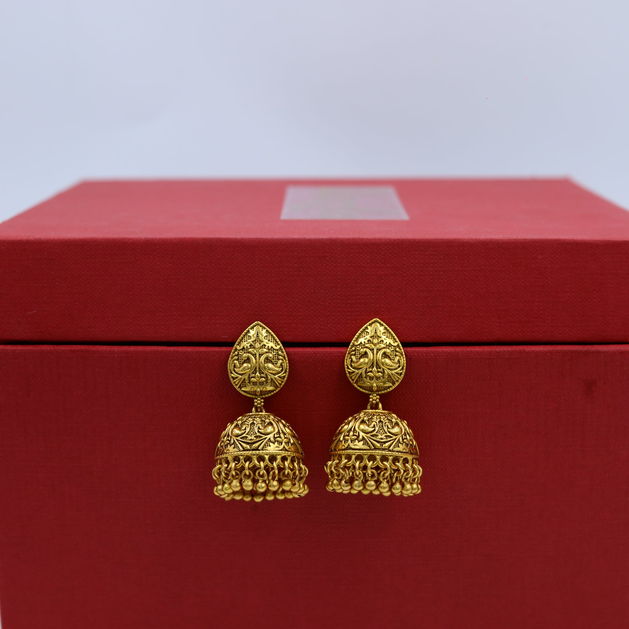 Jhumki Temple Earring 6639-28