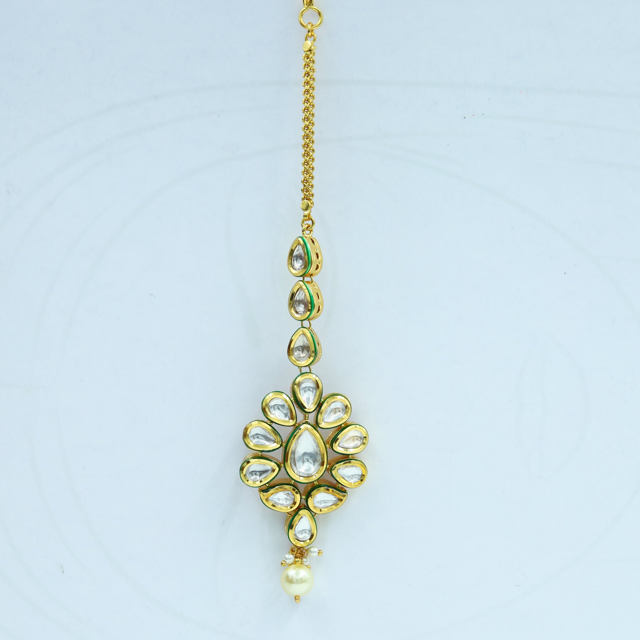 Kundan Maang Tikka 12451-28