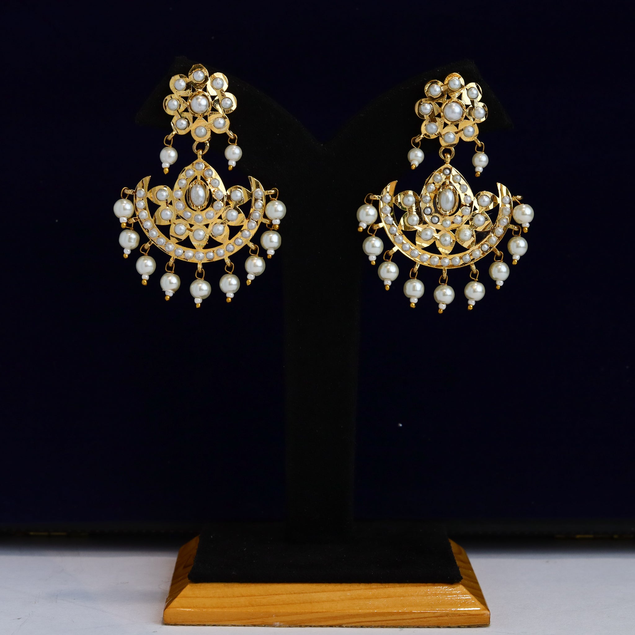 Long Neck Jadau Necklace Set 5992-65