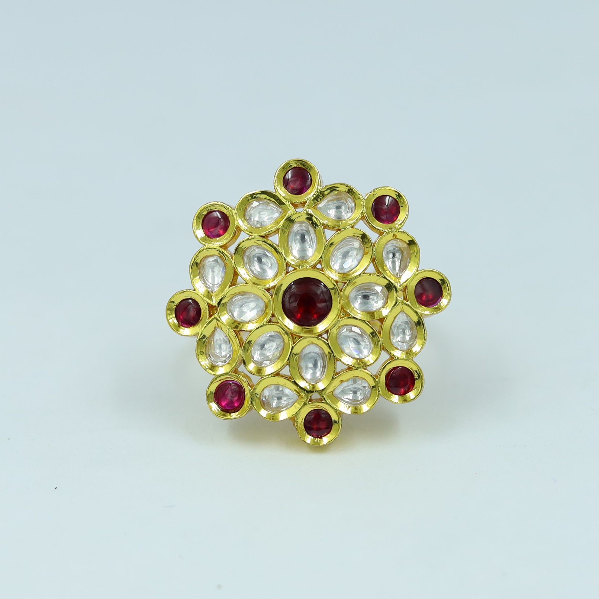 Kundan Ring 12256-28