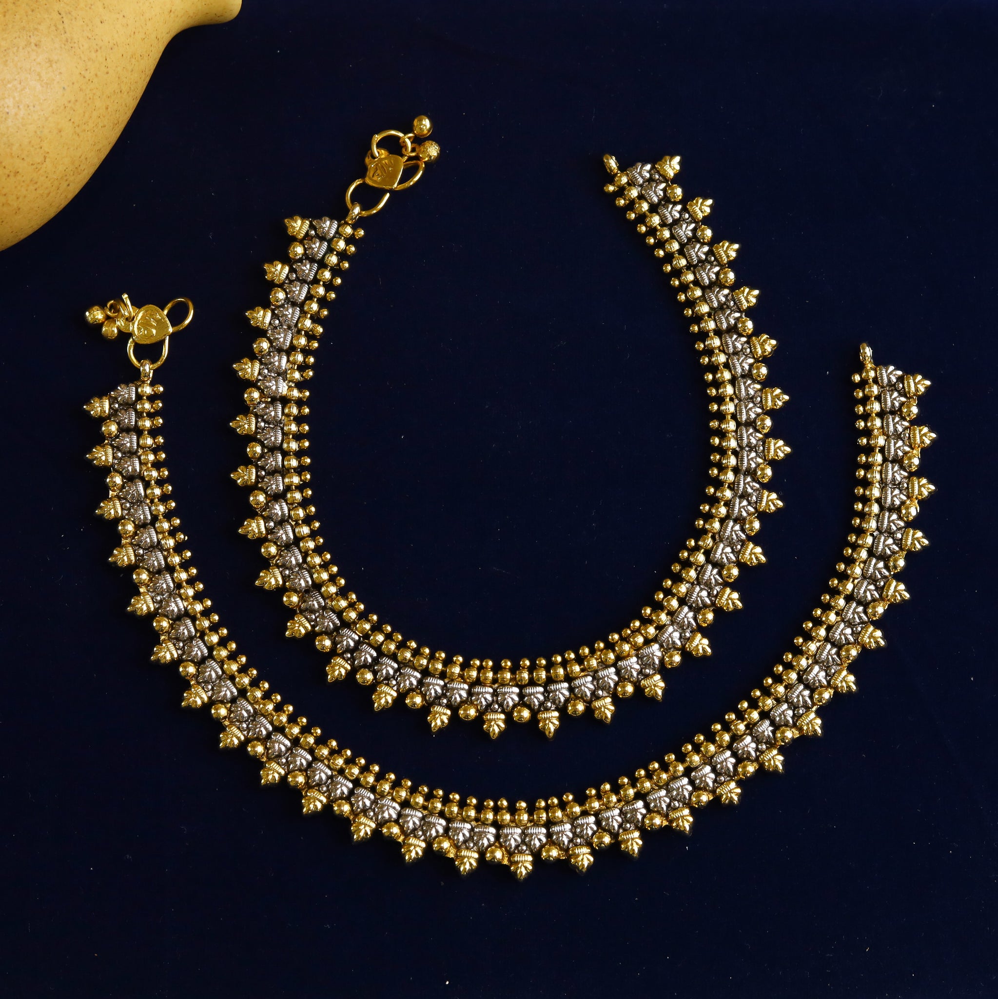 Gold Look Payal/Anklets 14209-100