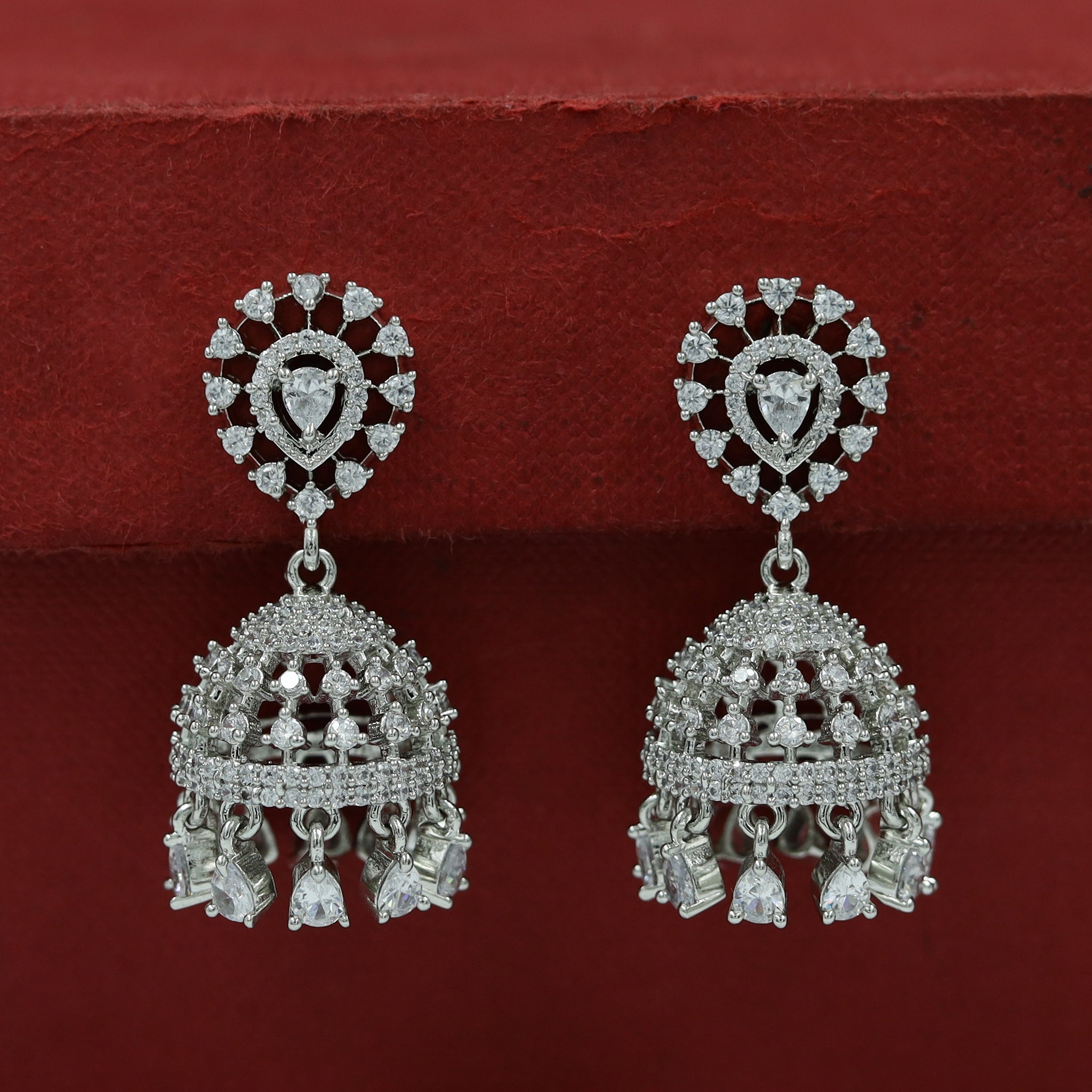 Jhumki Zircon/AD Earring 10763-69