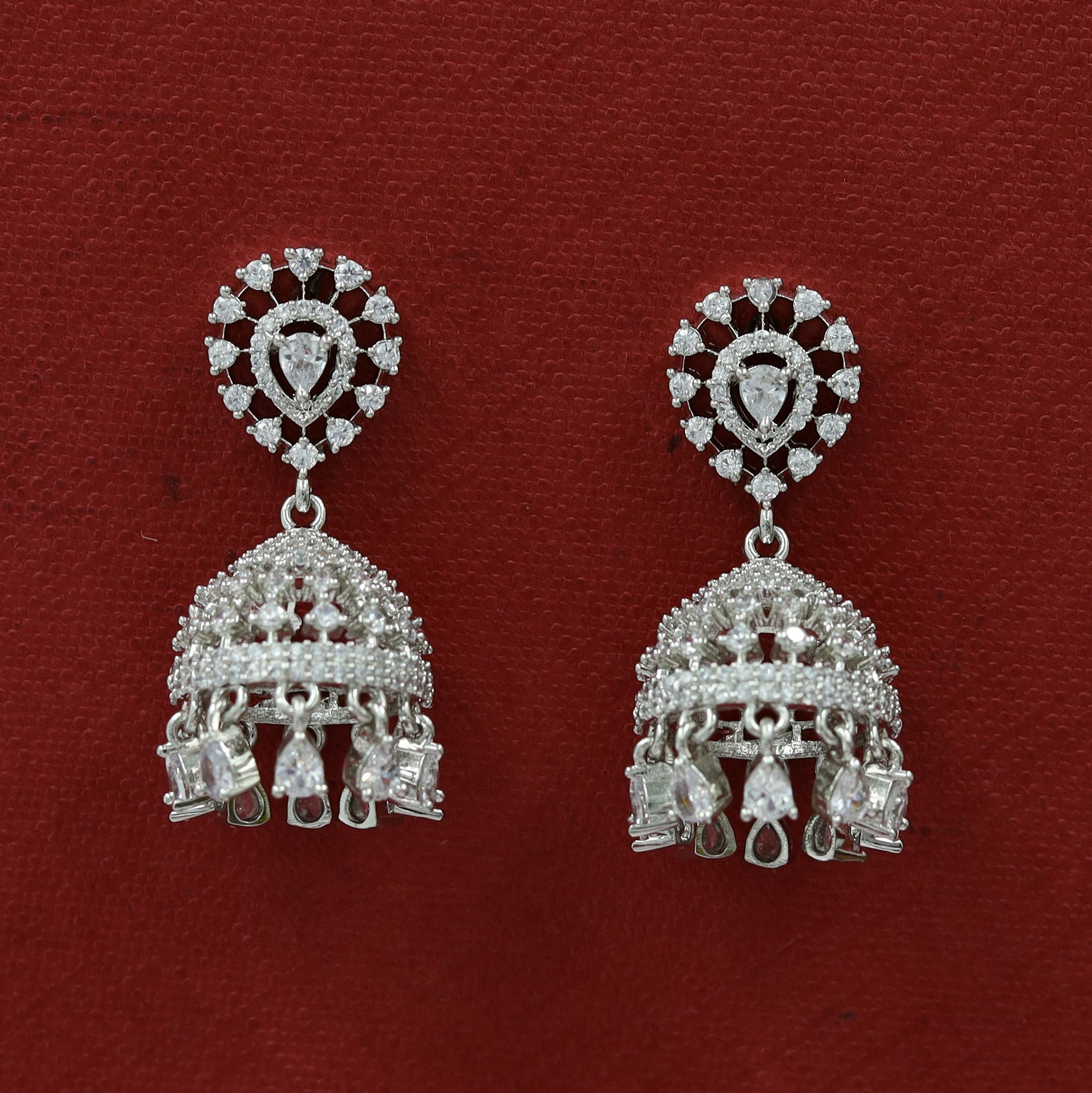 Jhumki Zircon/AD Earring 10763-69