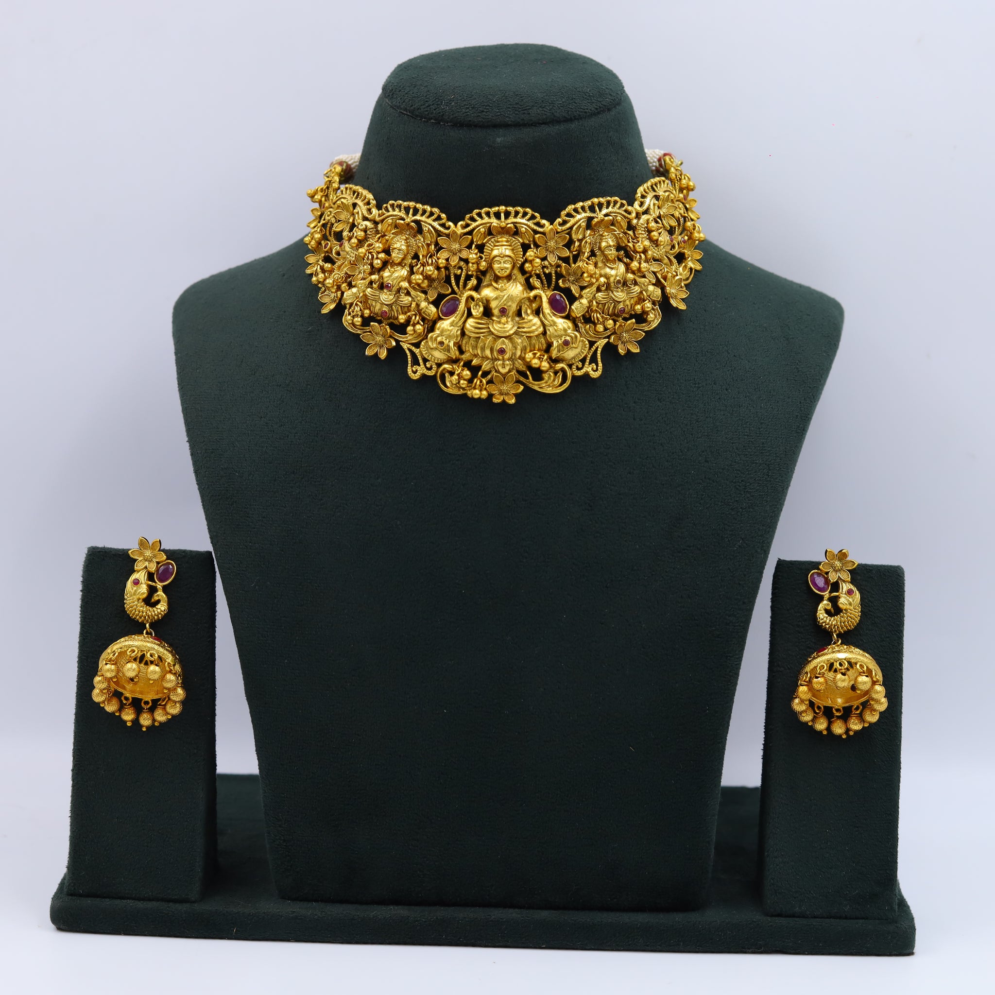 Ruby Temple Choker Set 1641-5706