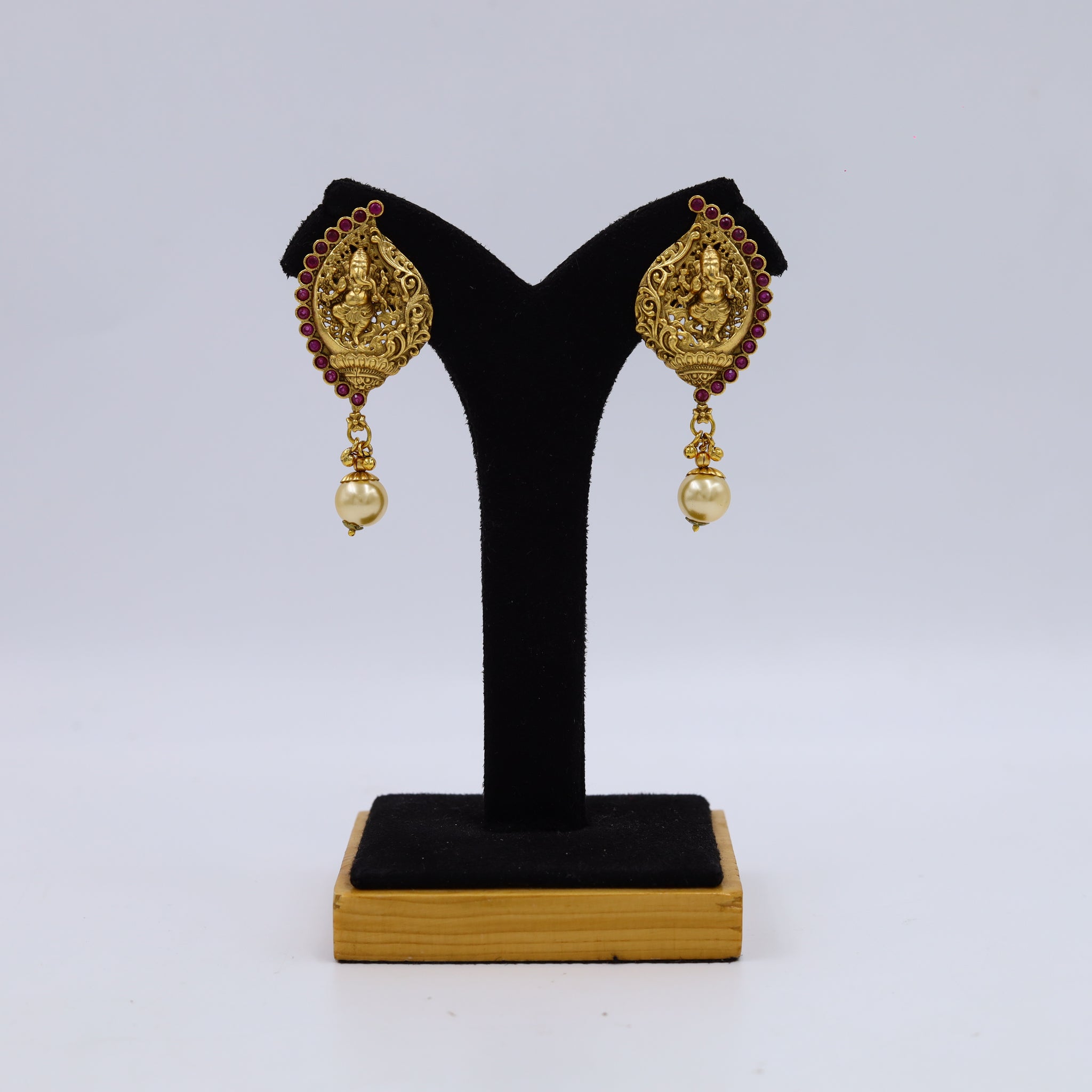 Ruby Temple Earring 13893-0982