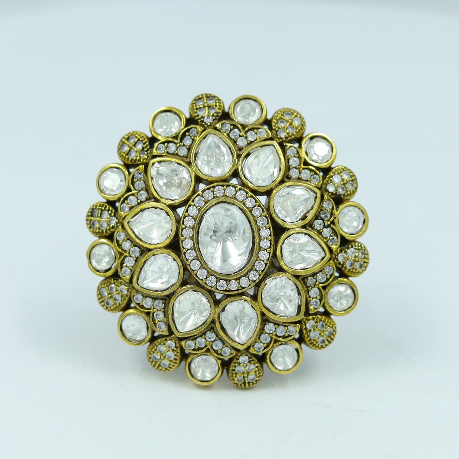 Kundan Ring 12836-68