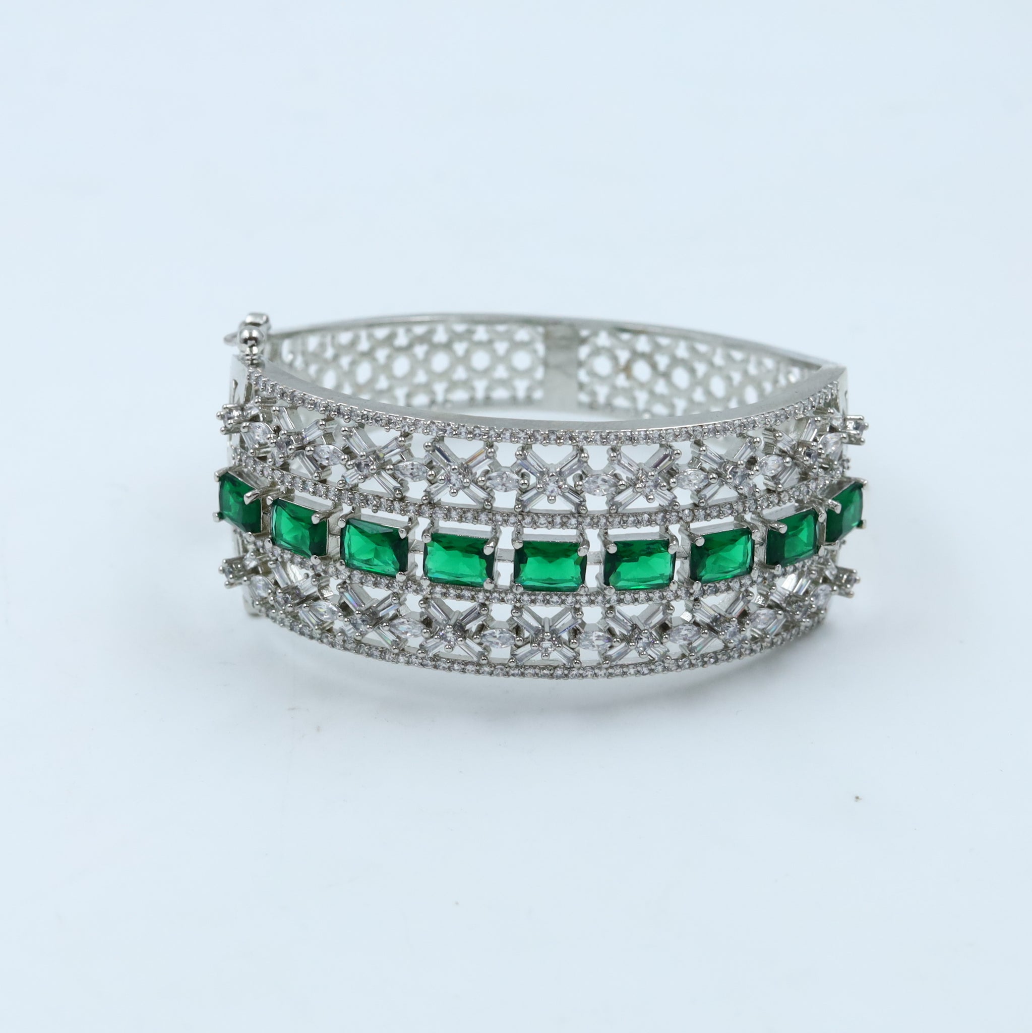 Silver Plated Zircon/AD Bracelet 16847-3995