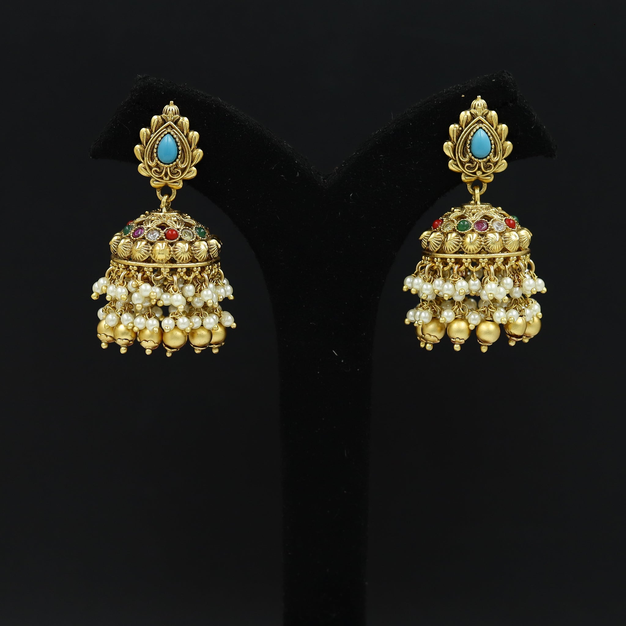 Jhumki Antique Earring 3912-28