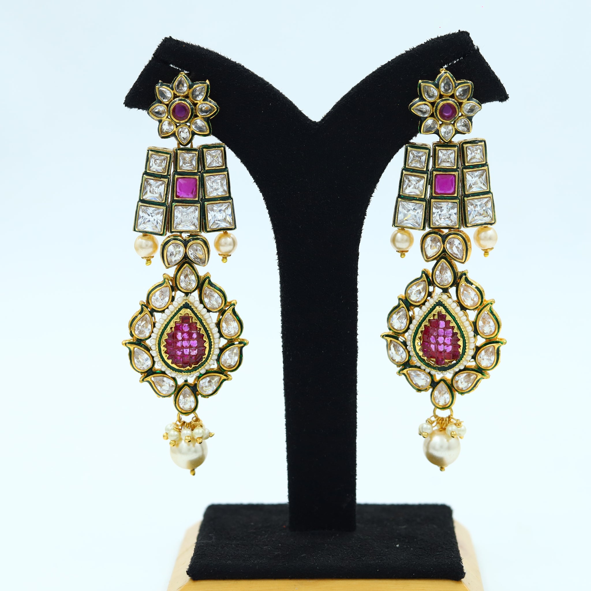 Ruby Polki Earring