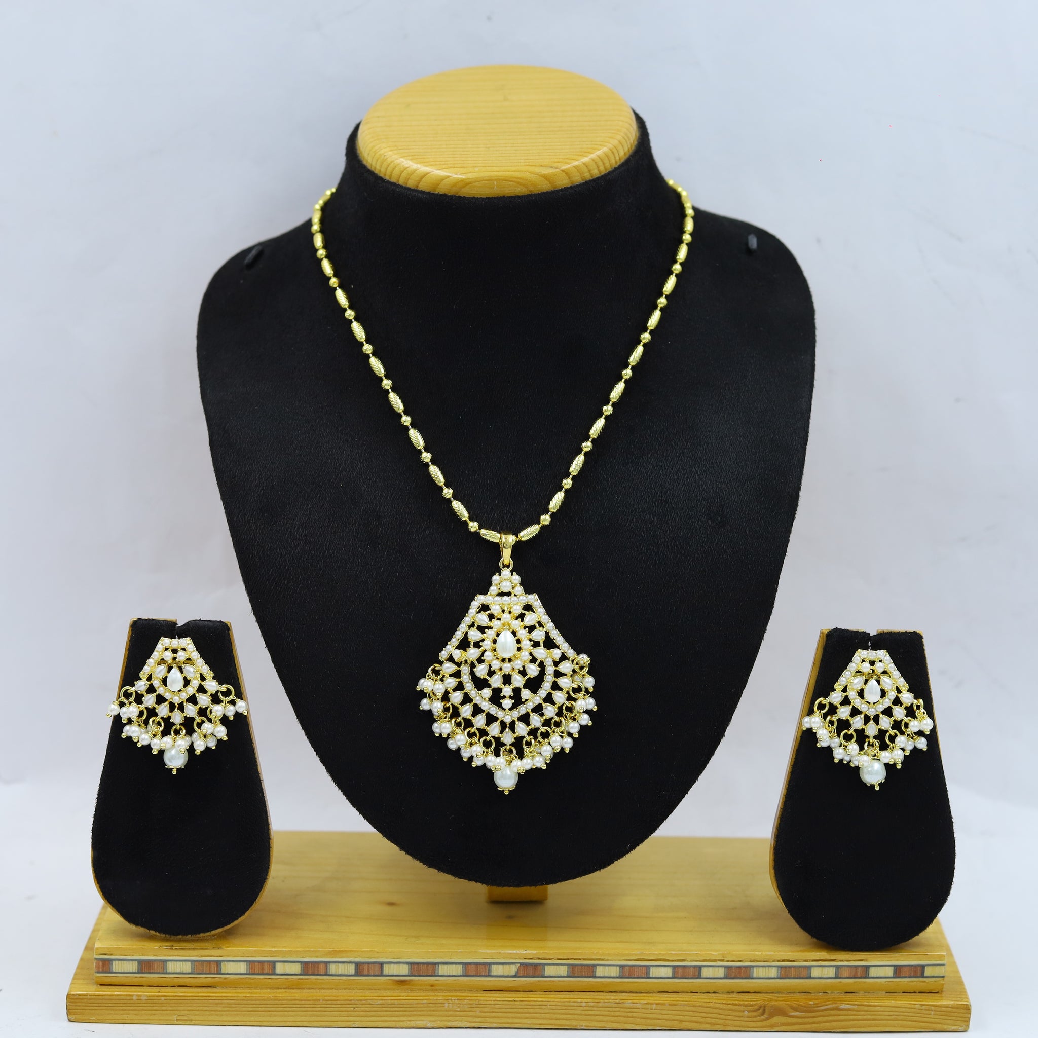 Medium Jadau Pendant Set 14656-48