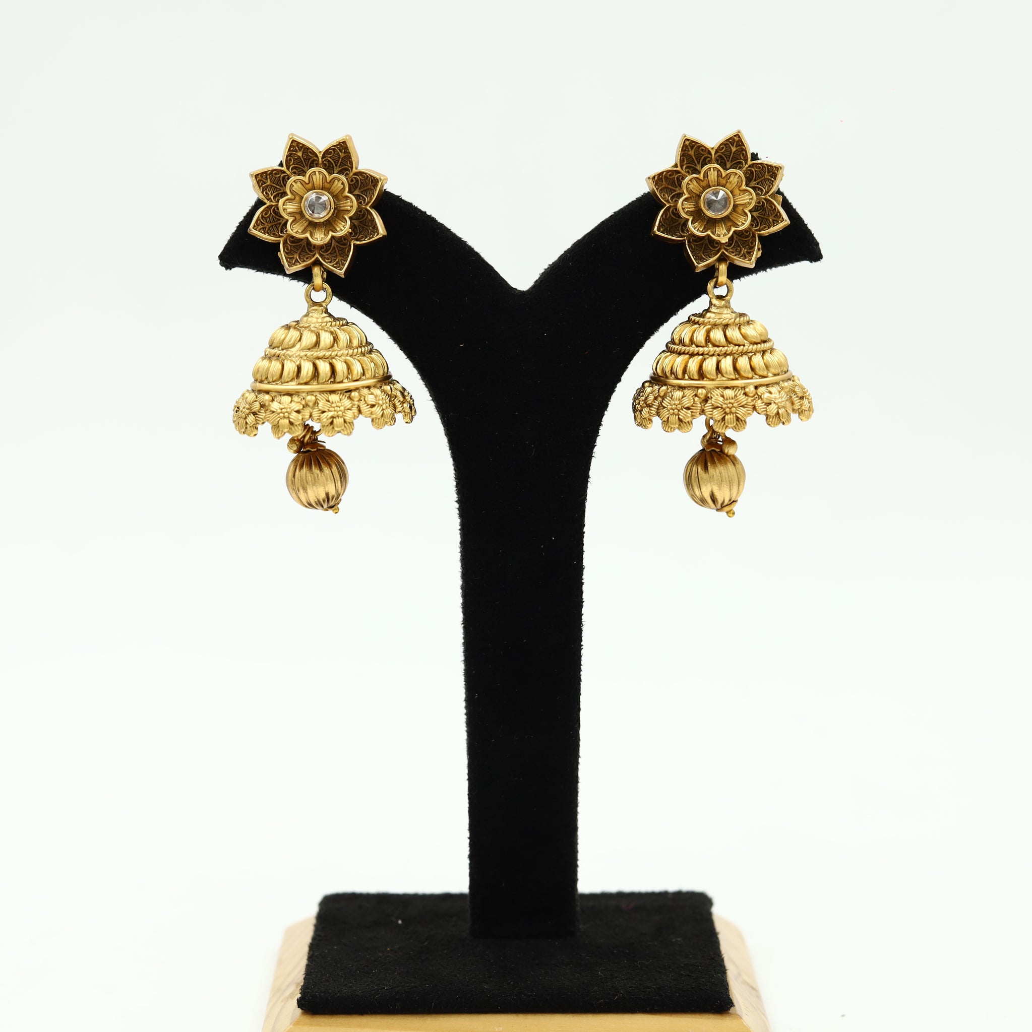 Jhumki Antique Earring 8410-100