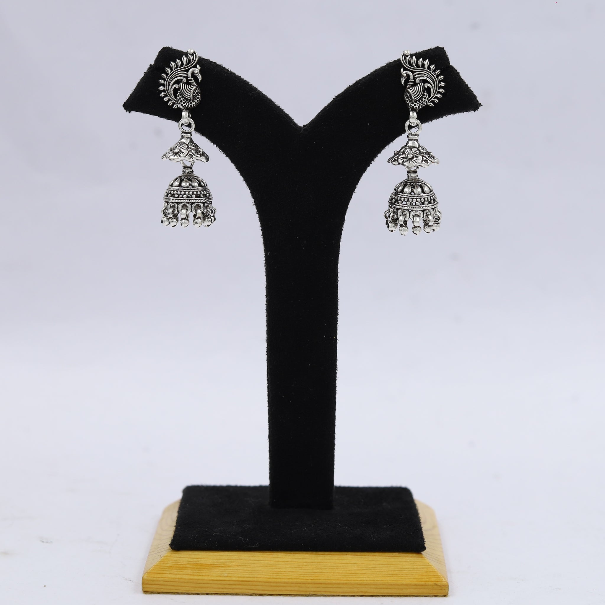 Silver Jhumki 14740-50