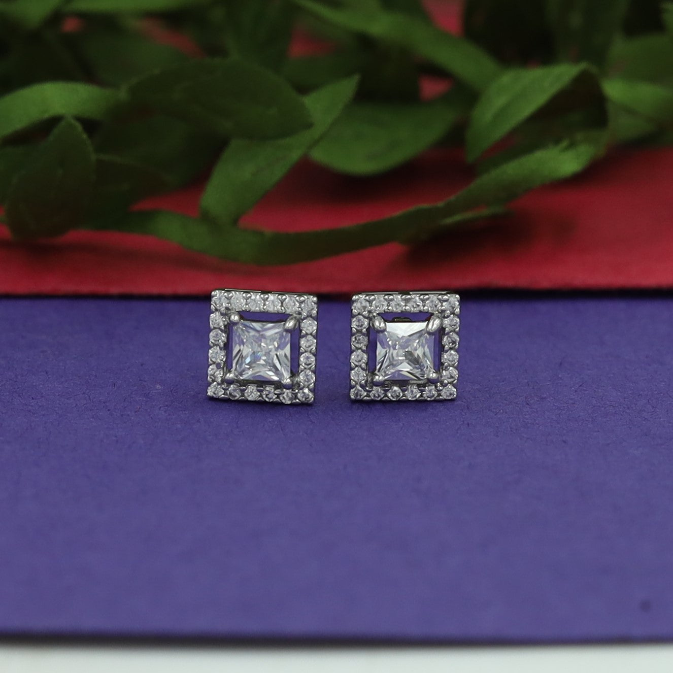 Tops/Studs Zircon/AD Earring 15153-05