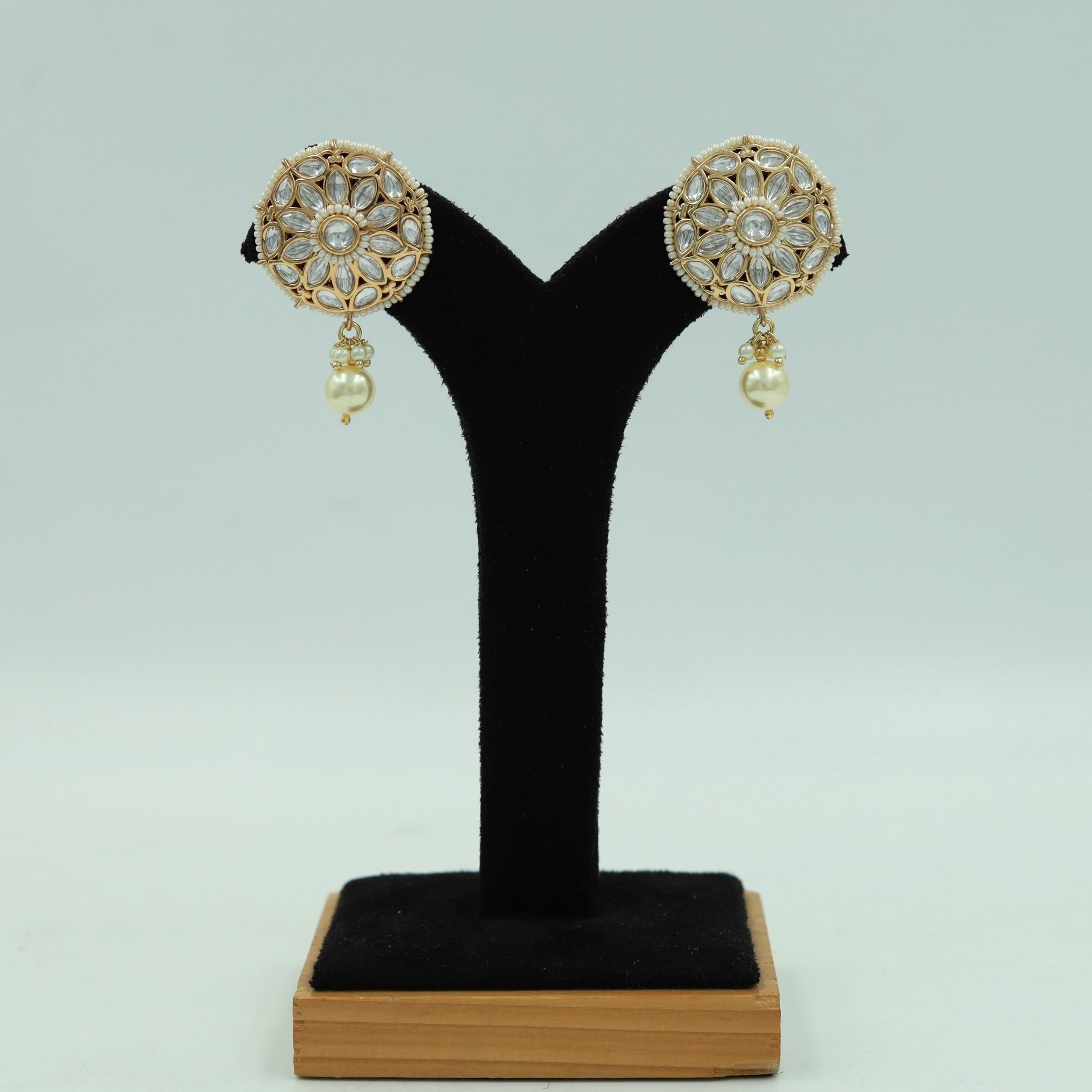 Tops/Studs Kundan Earring 12294-28