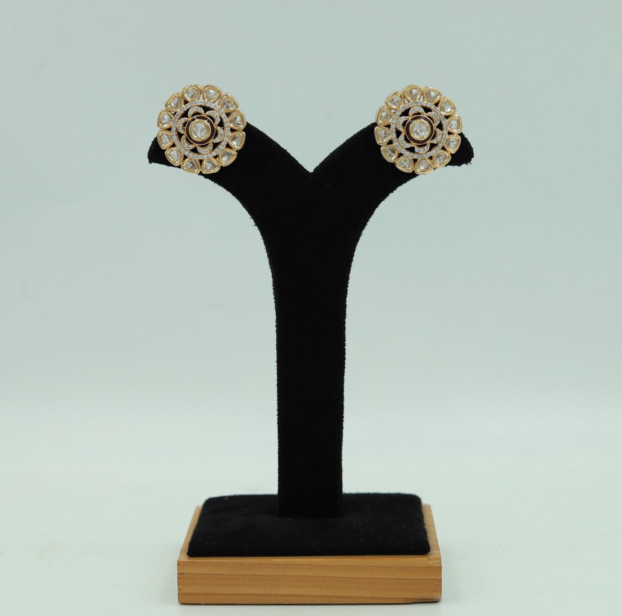 Tops/Studs Kundan Earring 12287-28