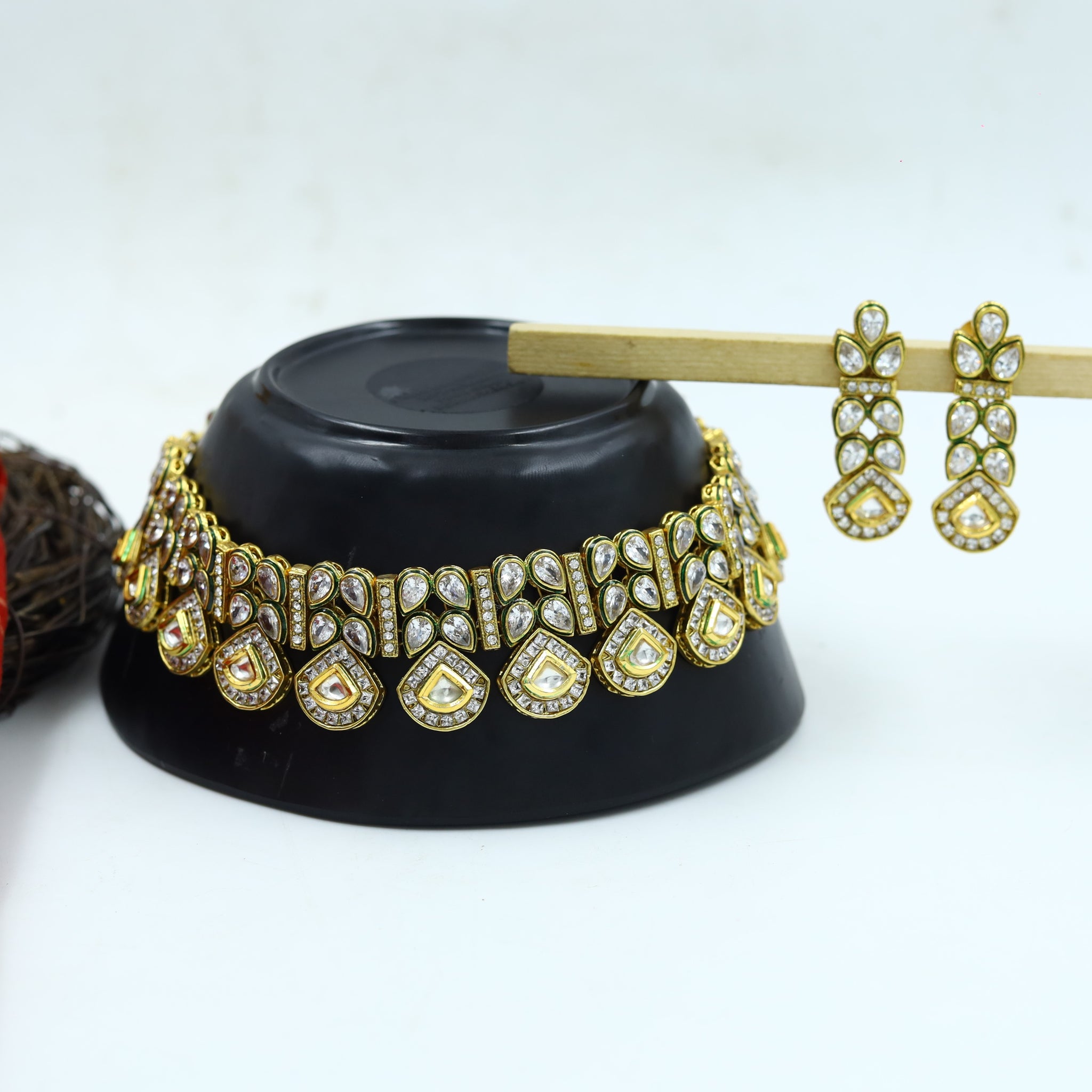 Polki Choker Set 1523-21